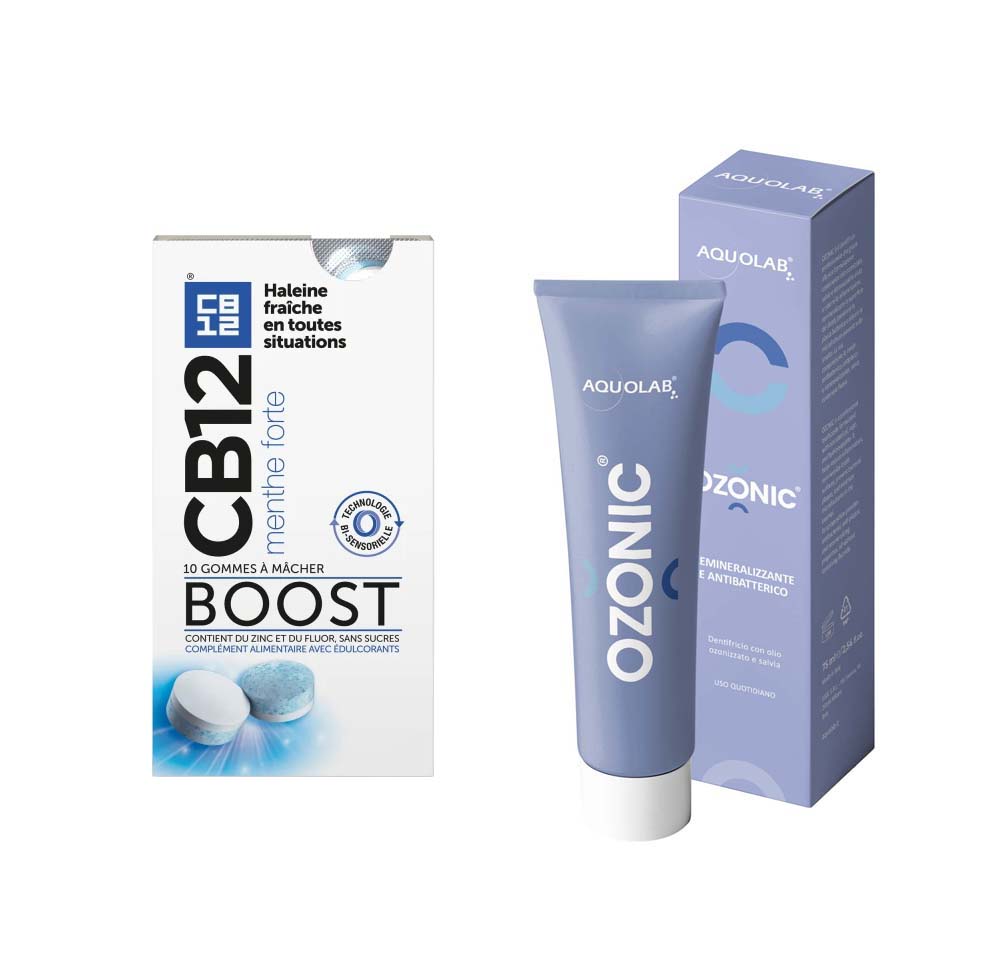 Pack fraicheur OZONIC et CB12 gommes à macher
