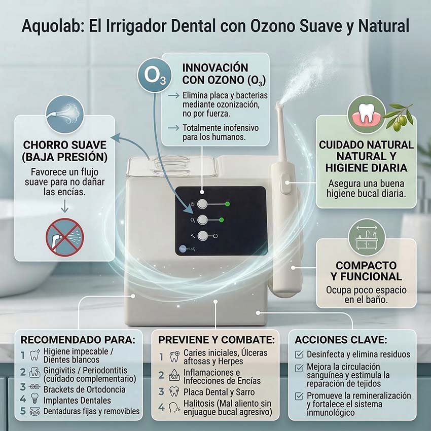 AQUOLAB irrigador dental con ozono 