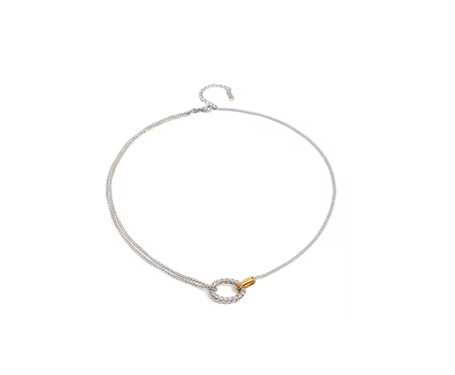 Colar Links - Mixed Metal