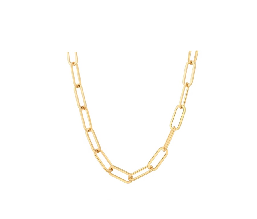 Colar correntes Cuban - Dourado