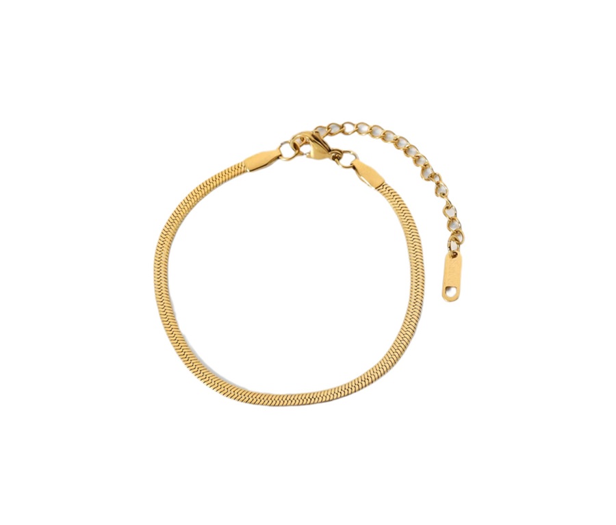 Pulseira Snake Chain - Dourado