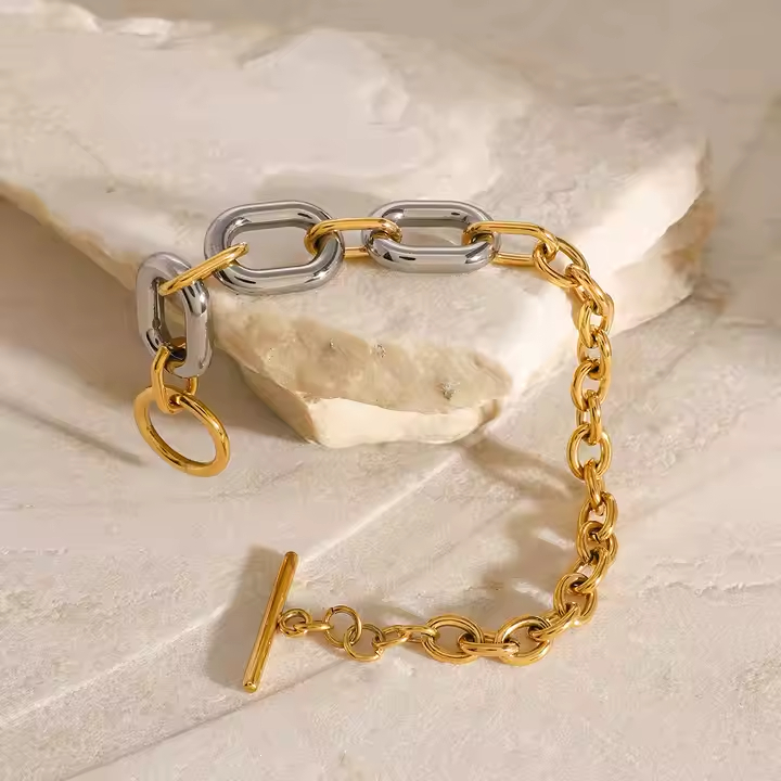 Pulseira correntes - Mixed Metal