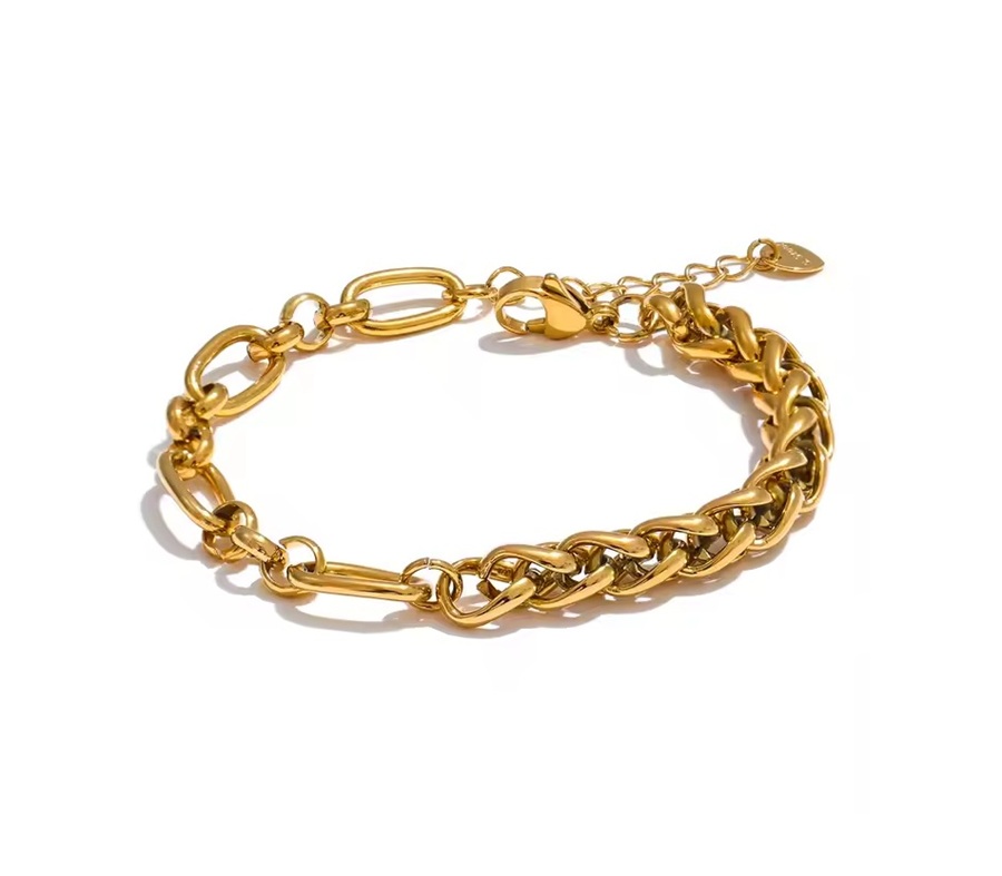 Pulseira Correntes - Dourado