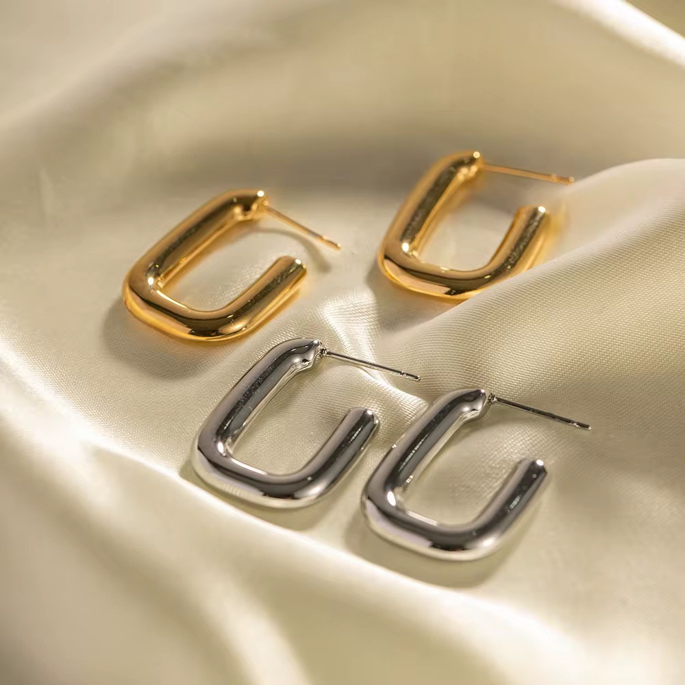 Brincos Argola aberta - Dourado