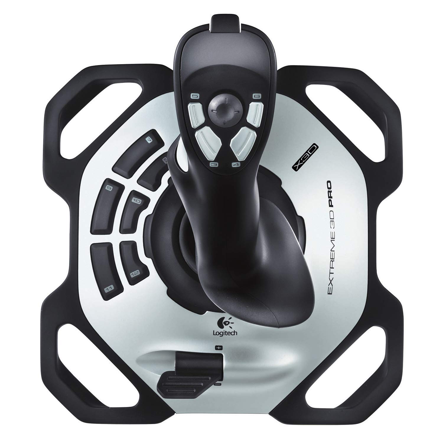 Logitech Extreme 3D Pro - Mando joystick - 12 botones