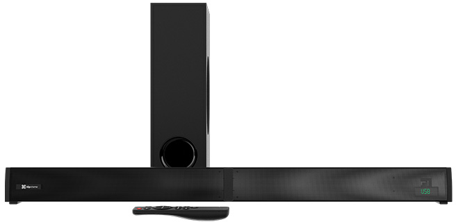 Klip Xtreme - Sound bar - Black - 2.1ch 200W Wireless Subwoofer