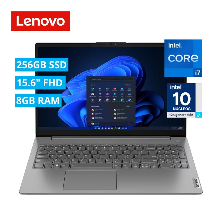 LAPTOP LENOVO V15 G3 INTEL COREl7 1255U 8GB 256GB 15.6" FHD Freedos 82TTOOCYLM