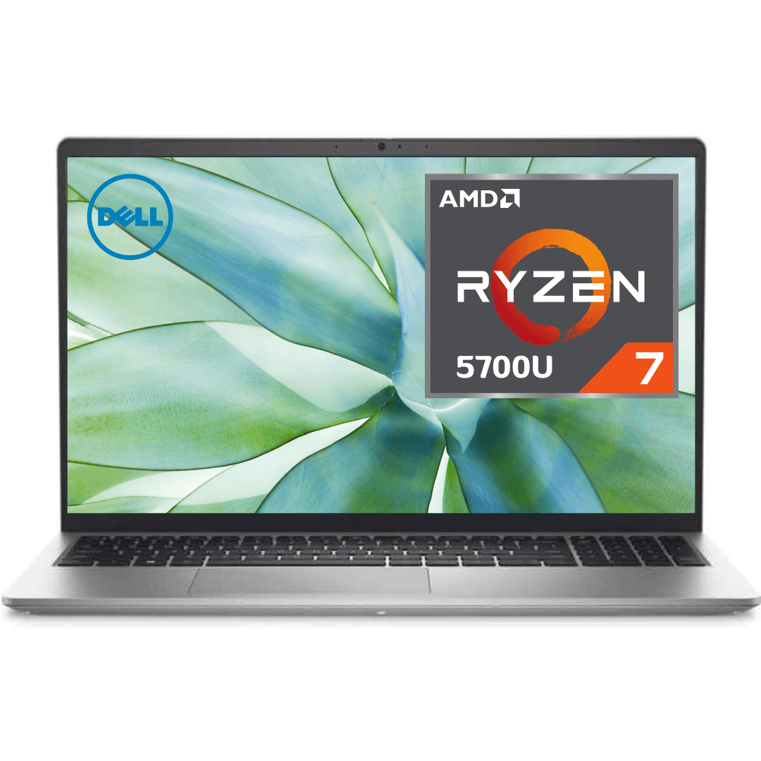 LAPTOP DELL Inspiran 3525 AMD Ryzen 7-5700U 16Gb 512Gb 15.6" FHD Wll Gris V6GX4