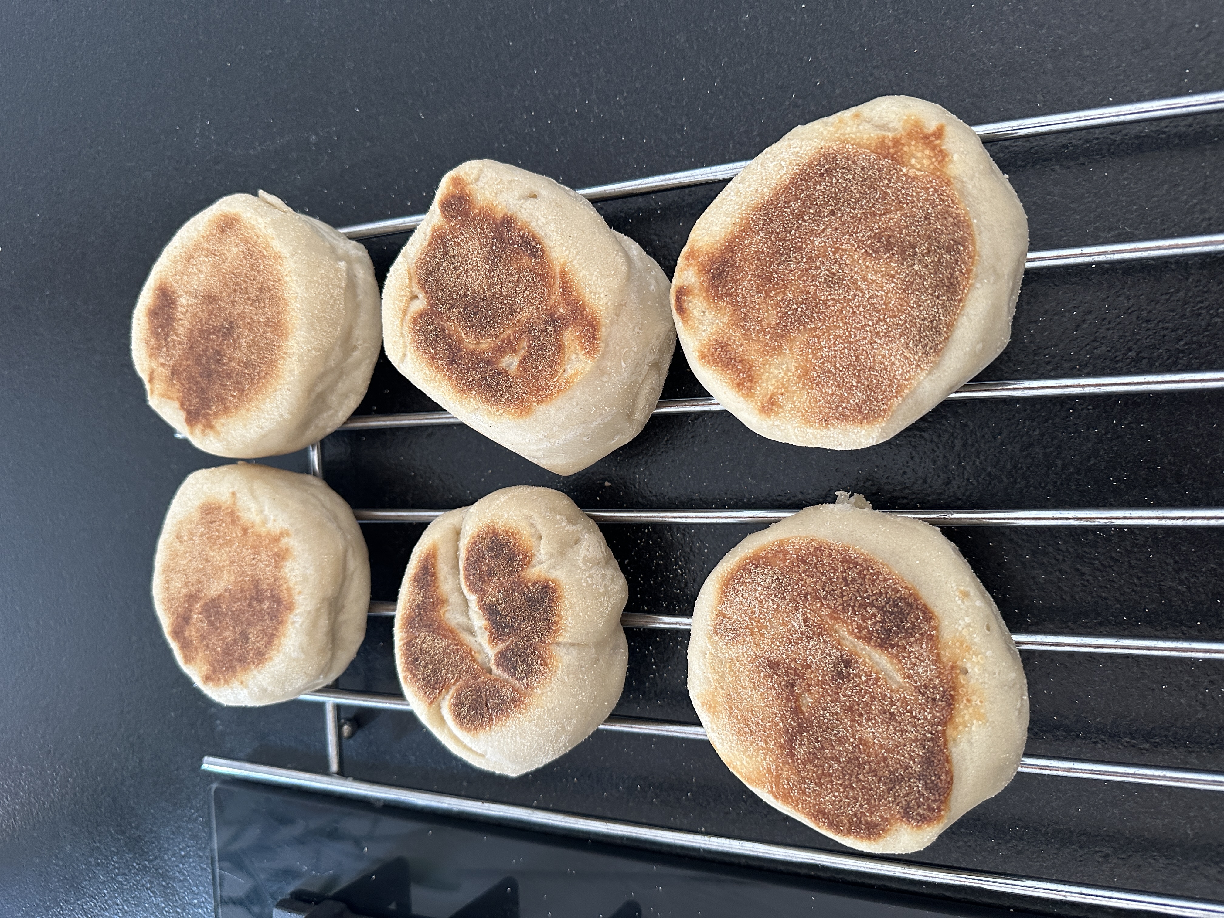 Sourdough Enriched English Muffins