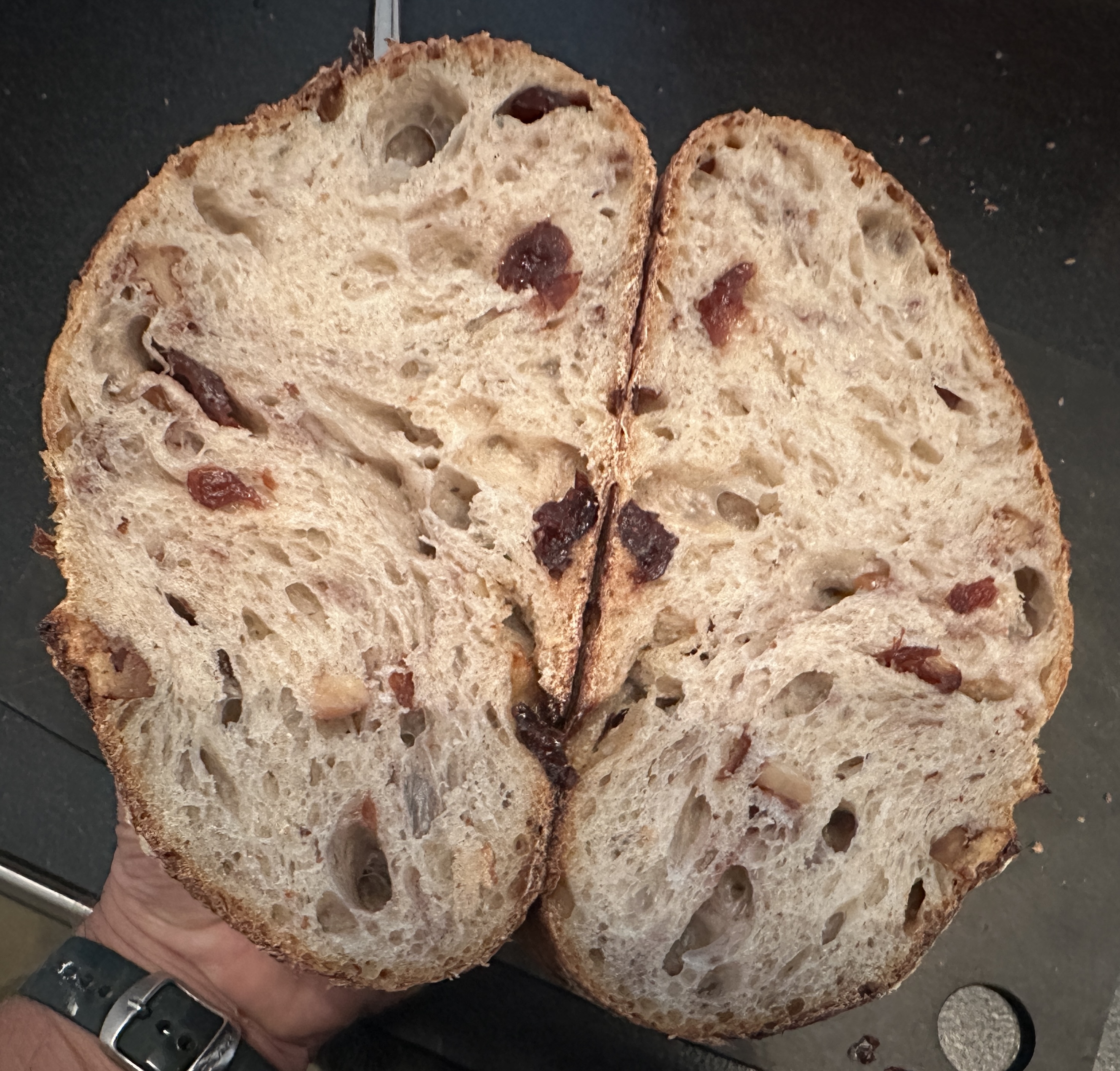 Artisan Sourdough Batard with Cranberry & Walnut