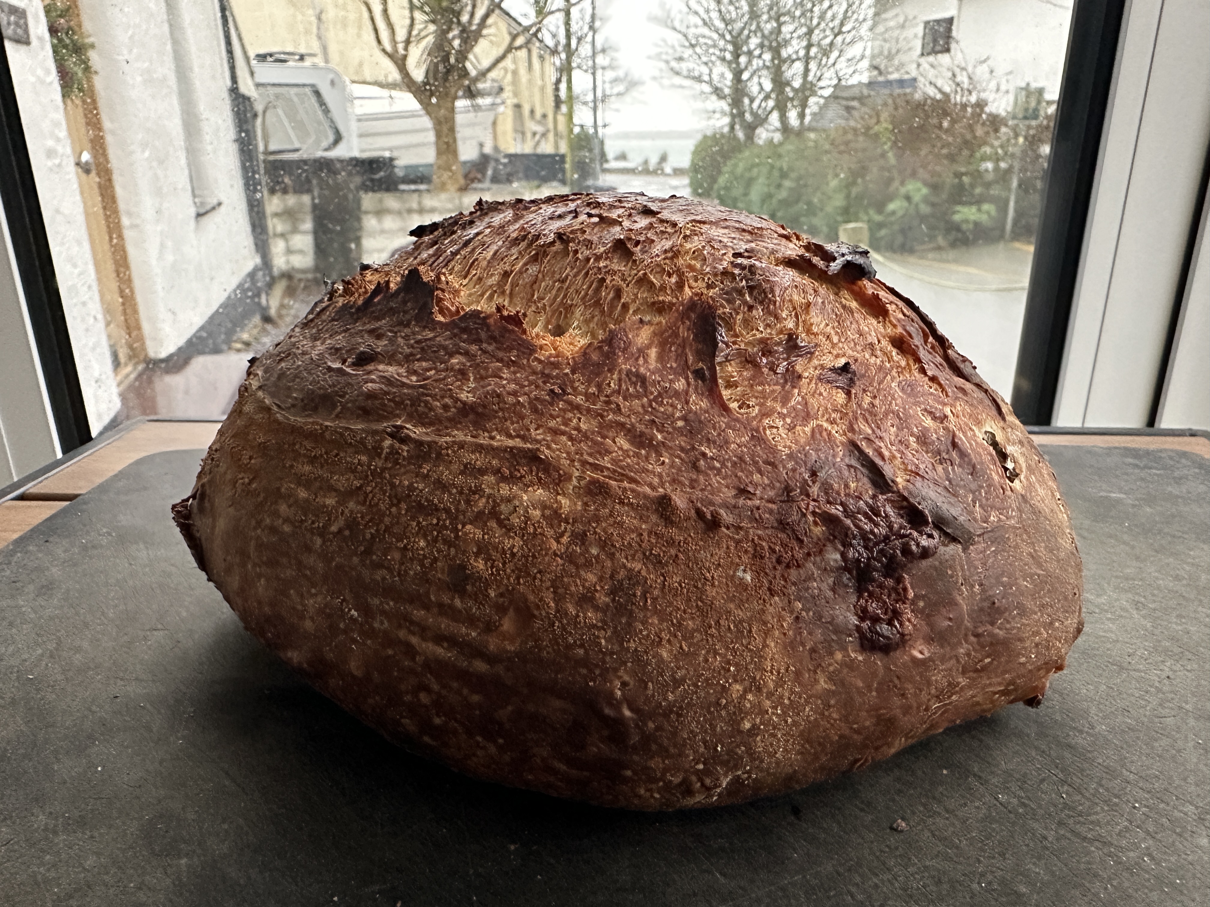 Artisan Sourdough Batard with Jalapeños & Cheddar 