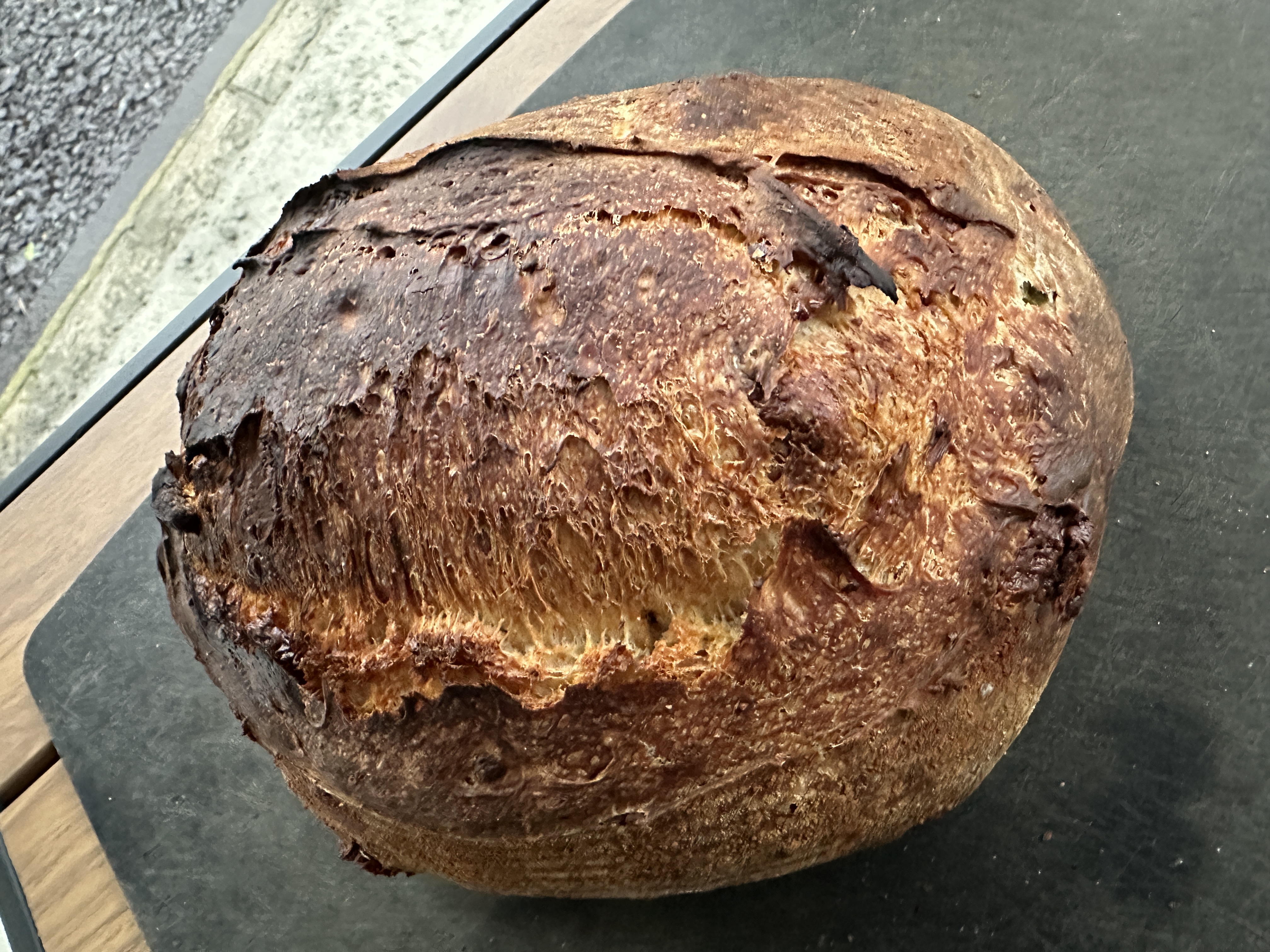 Artisan Sourdough Batard with Jalapeños & Cheddar 