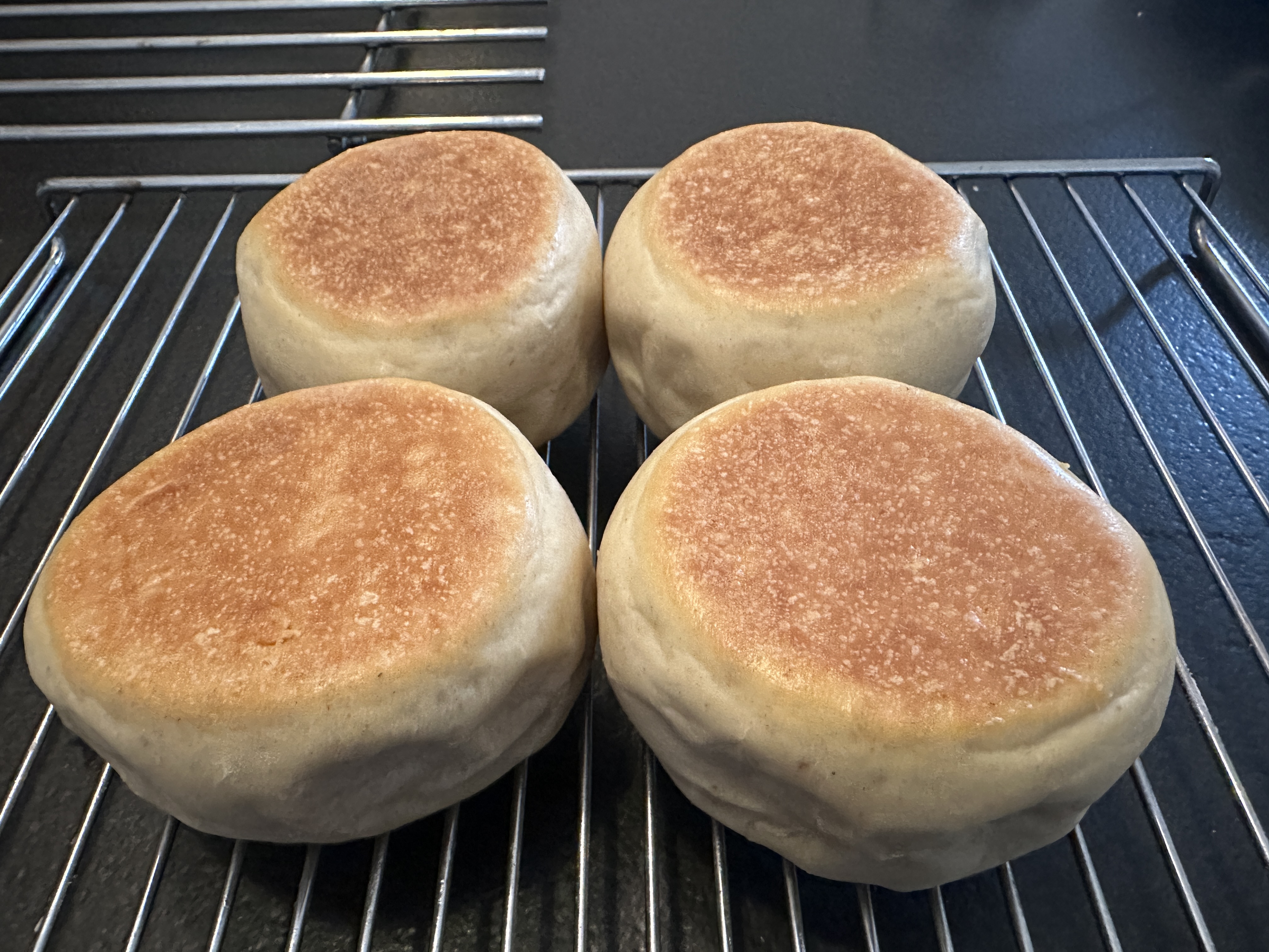 Sourdough Enriched English Muffins