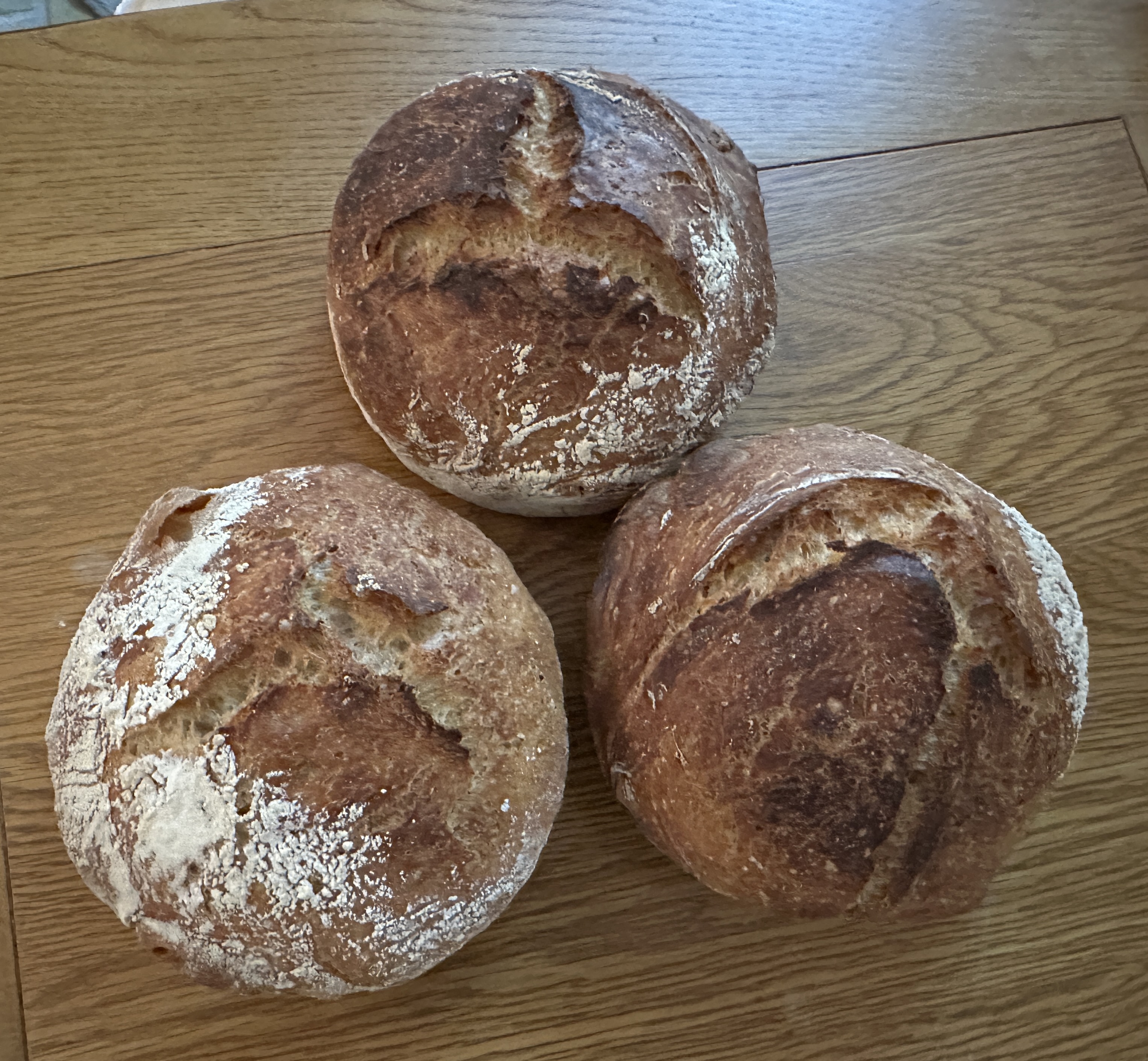 Rustic Artisan Boule with organic Khorasan flour