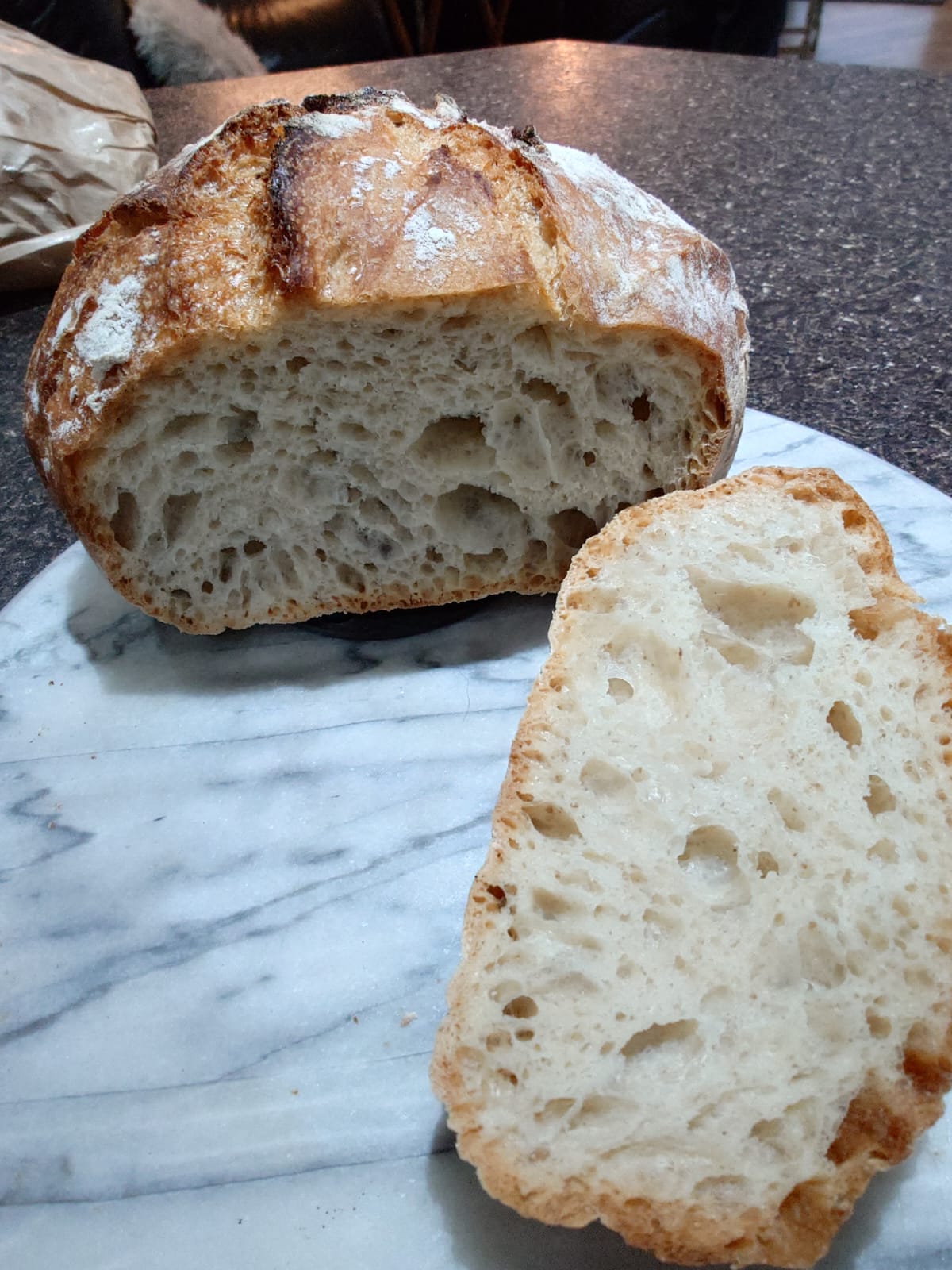 Rustic Artisan Boule with organic Spelt flour