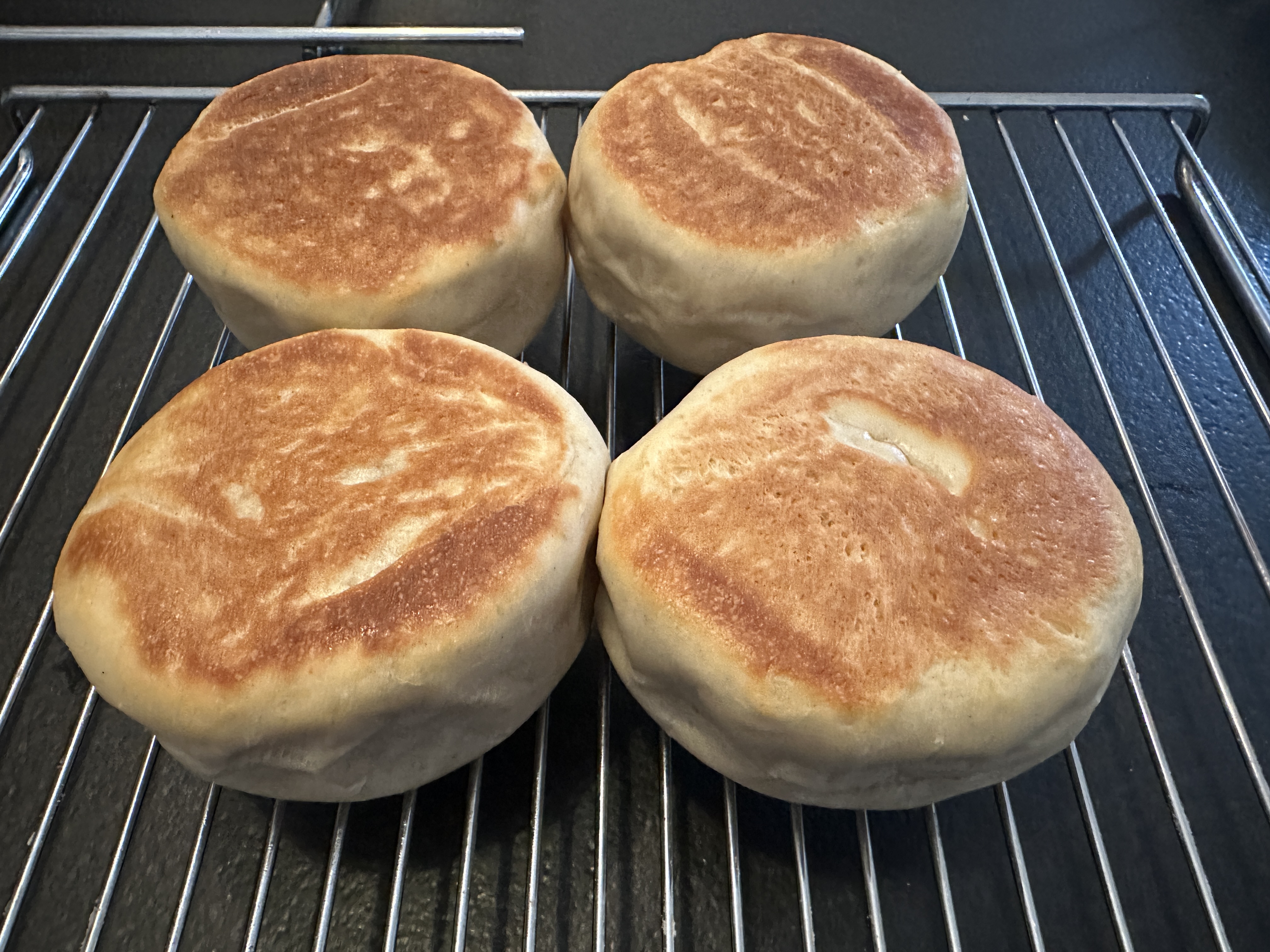 Sourdough Enriched English Muffins