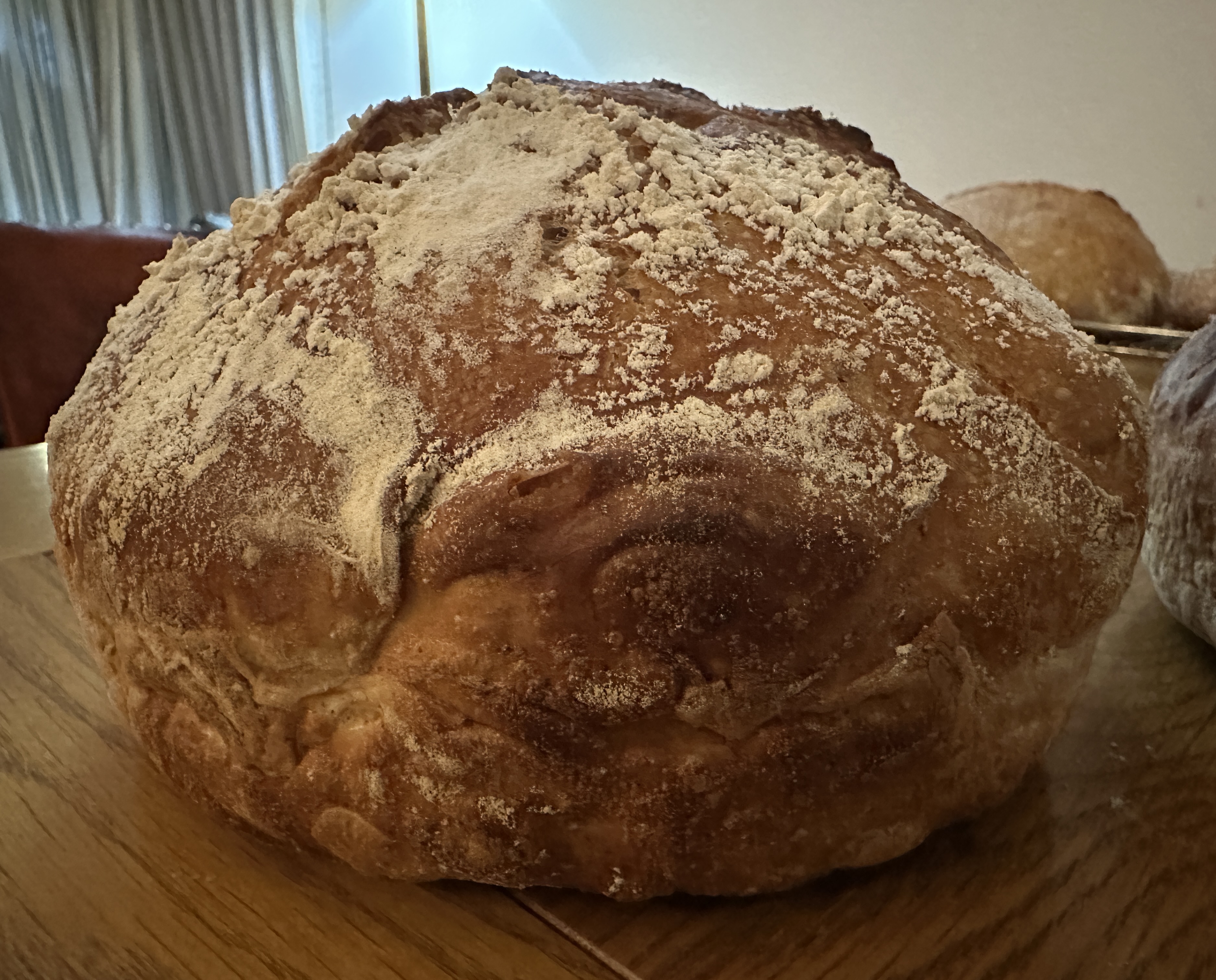 Rustic Artisan Boule with organic Khorasan flour