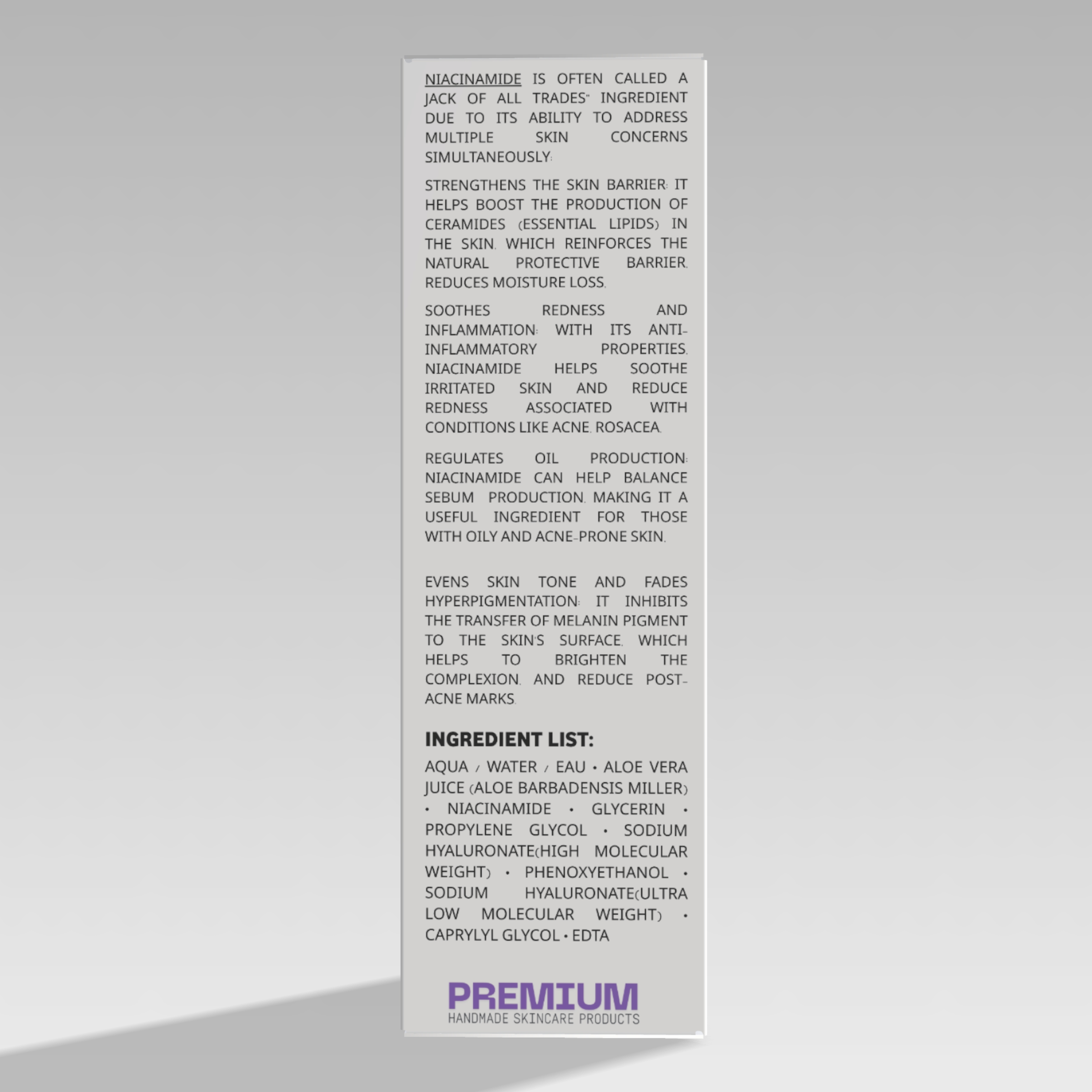 سيرم النياسينامايد مع الهيالورونيك اسد الثنائي 