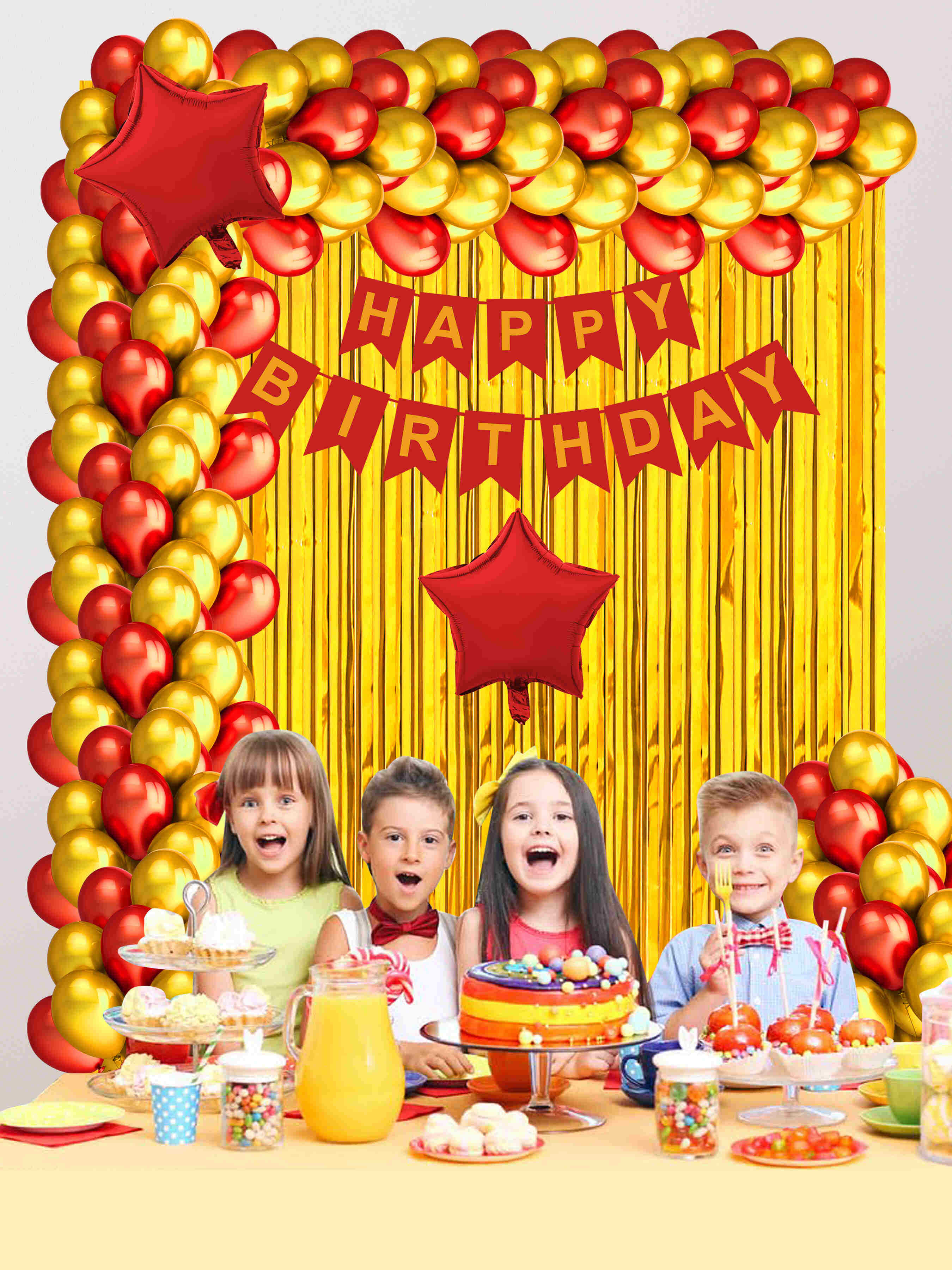 HAPPY BIRTHDAY DECORATION KIT (BANNER)