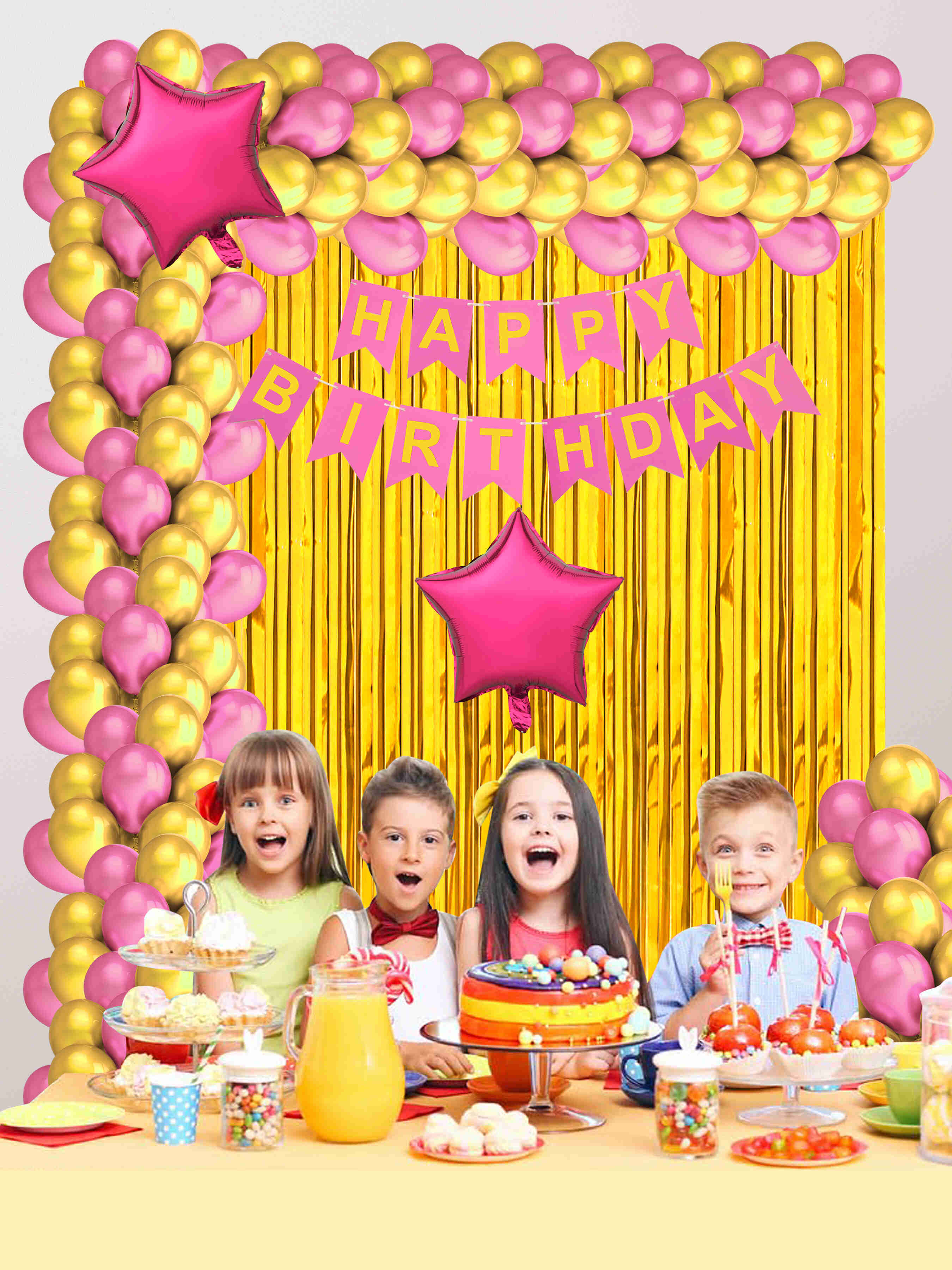HAPPY BIRTHDAY DECORATION KIT (BANNER)