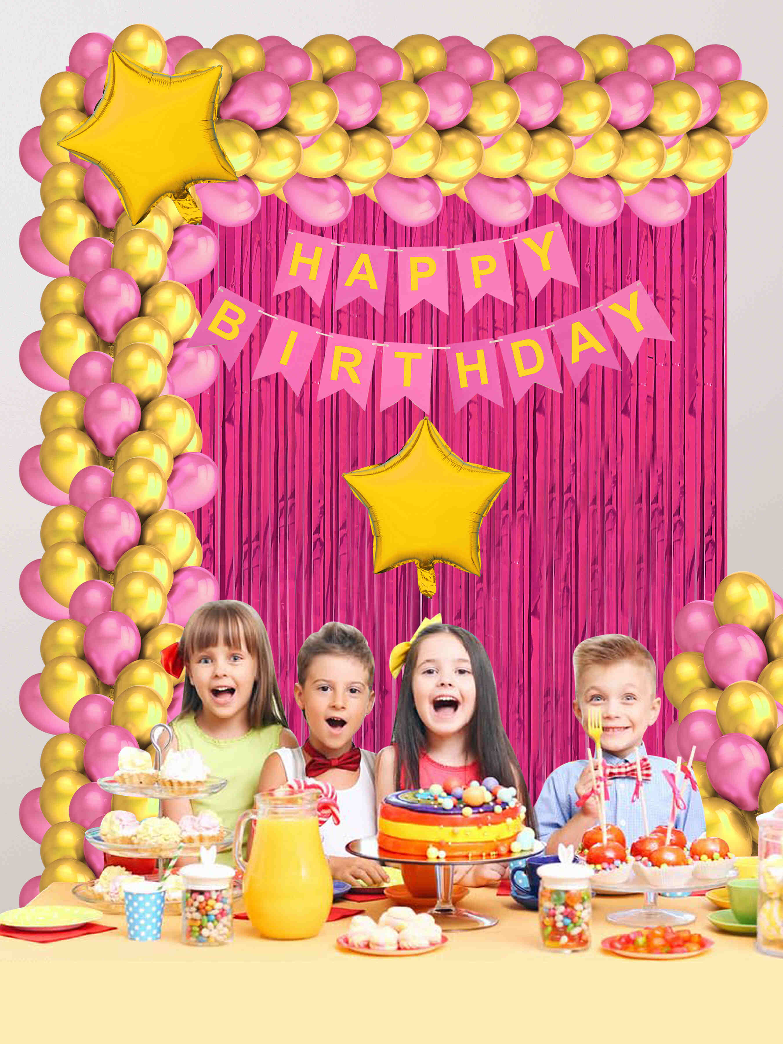 HAPPY BIRTHDAY DECORATION KIT (BANNER)