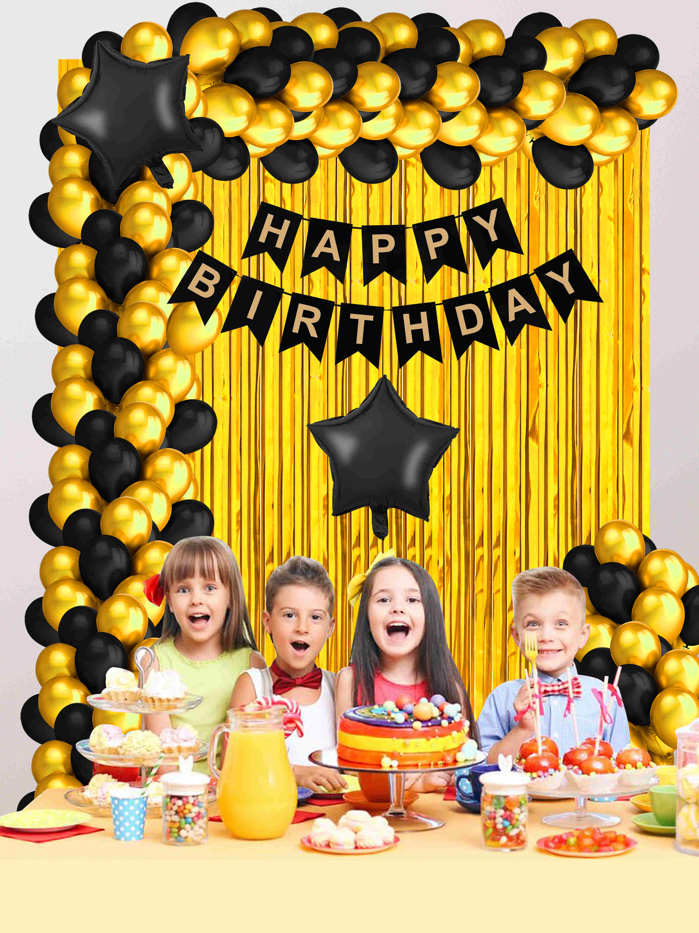 HAPPY BIRTHDAY DECORATION COMBO KIT (BANNER)