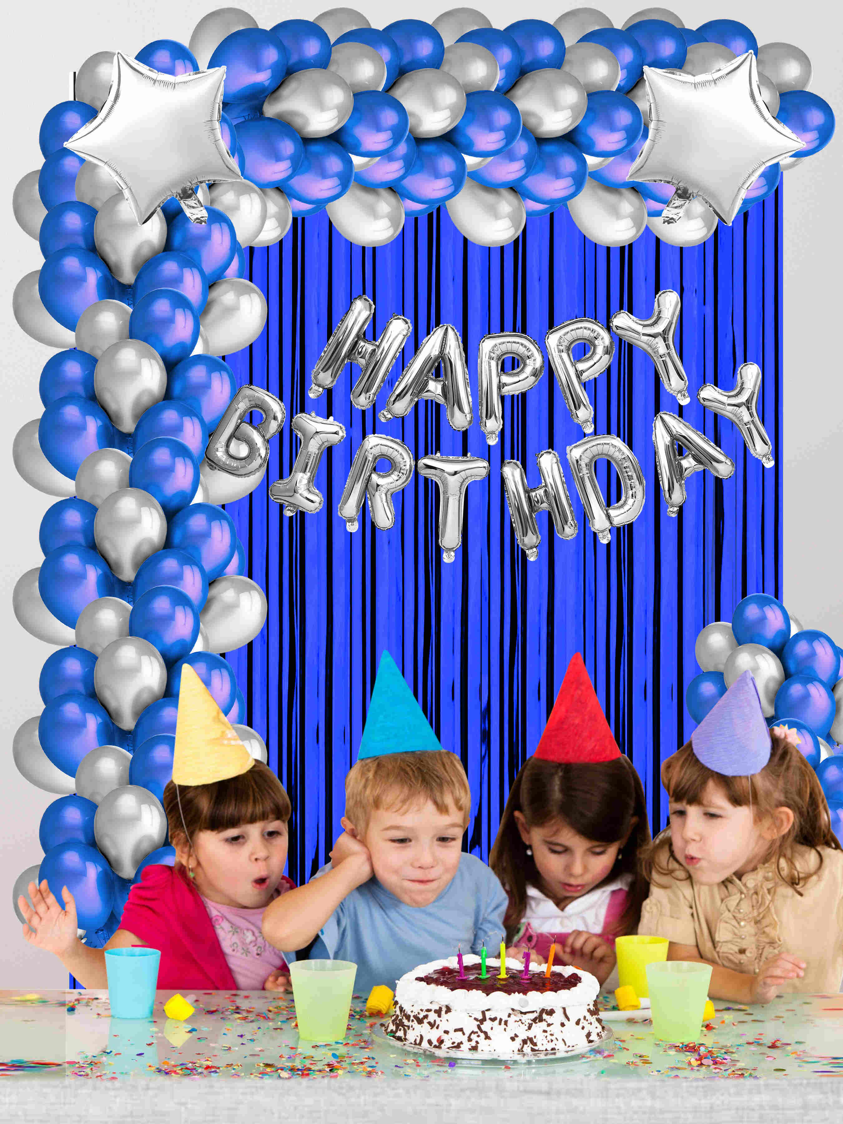 HAPPY BIRTHDAY DECORATION COMBO KIT (FOIL)