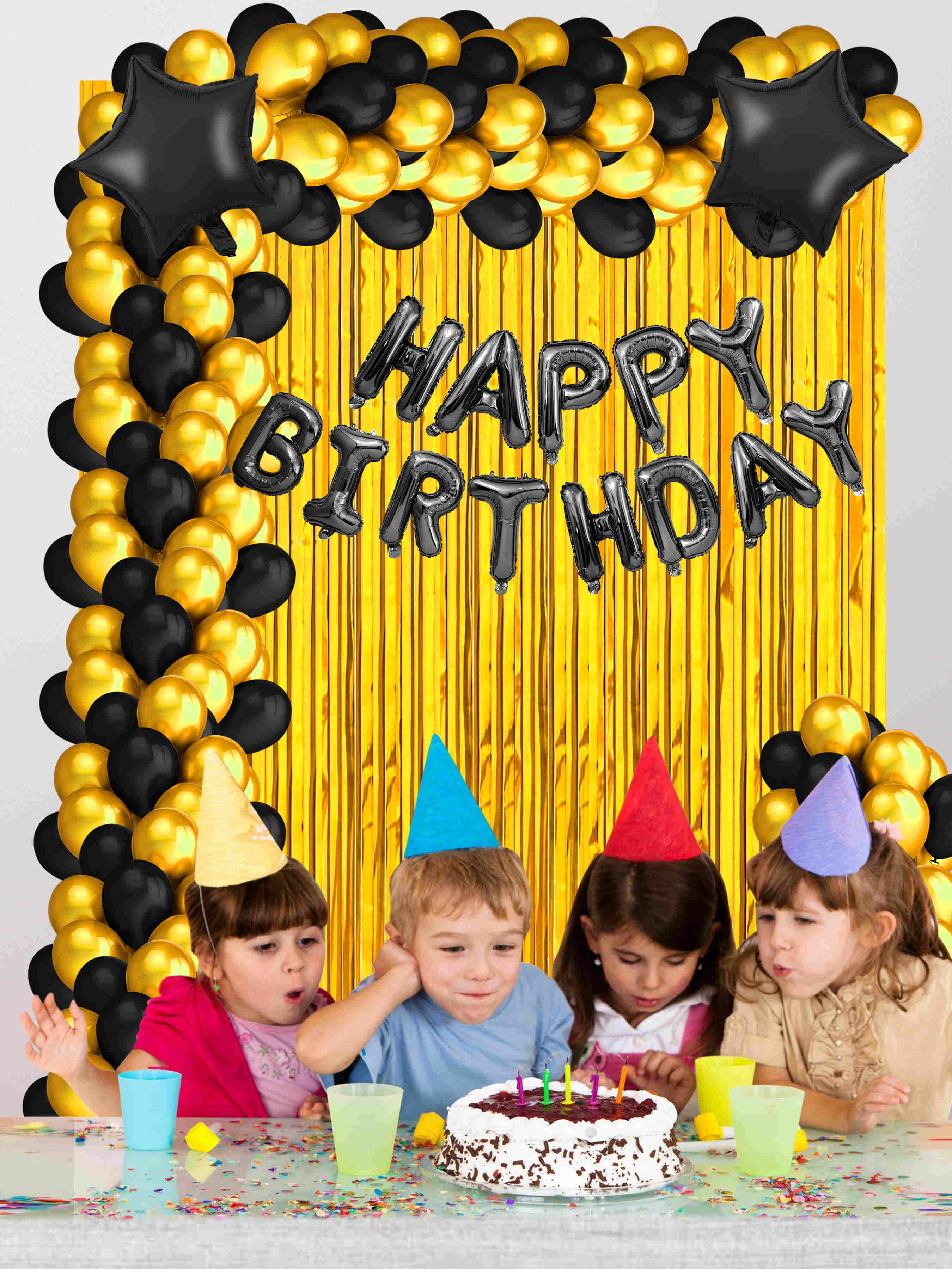 HAPPY BIRTHDAY DECORATION COMBO KIT (FOIL)