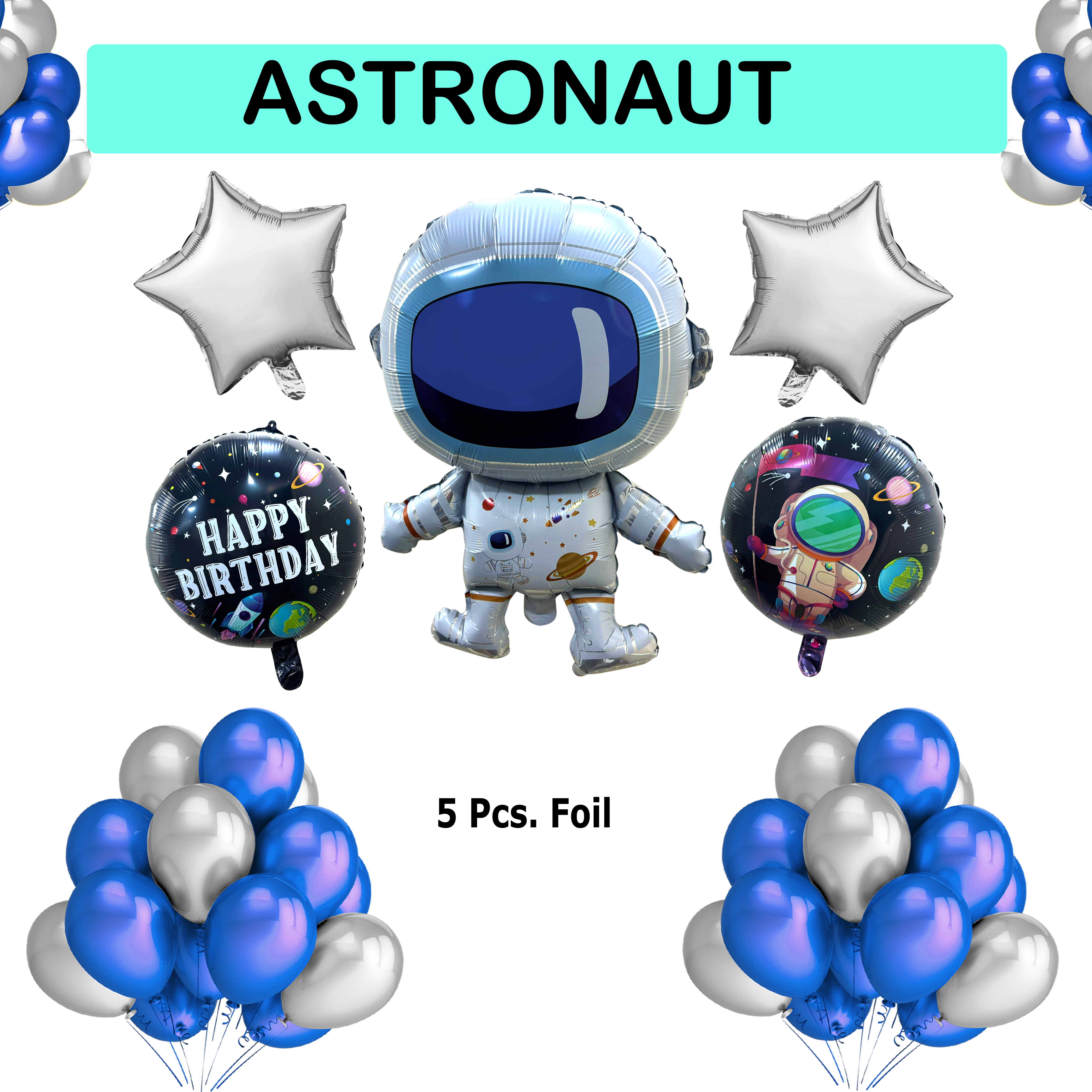 Astronaut Balloon Set