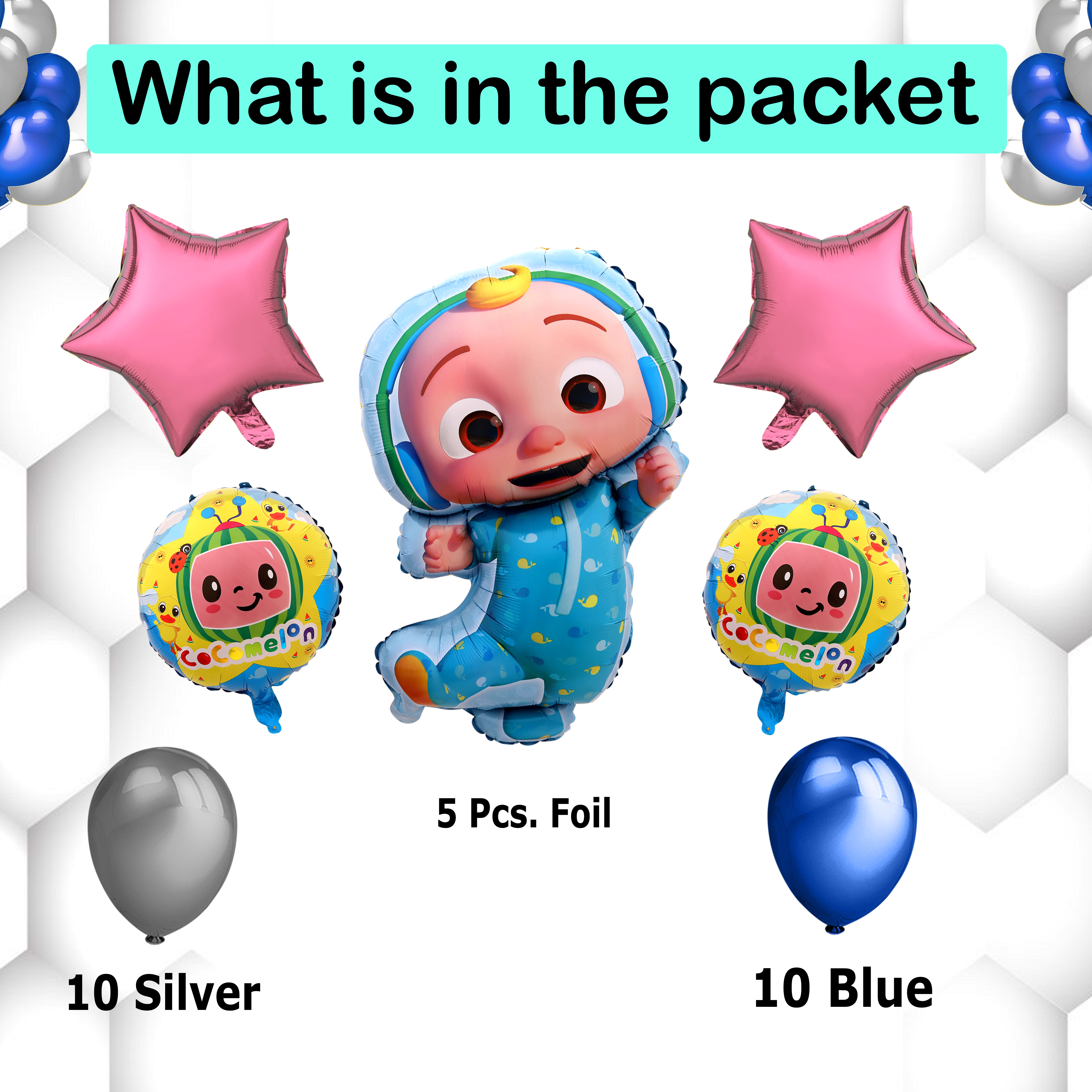 Cocomelon Balloon Set