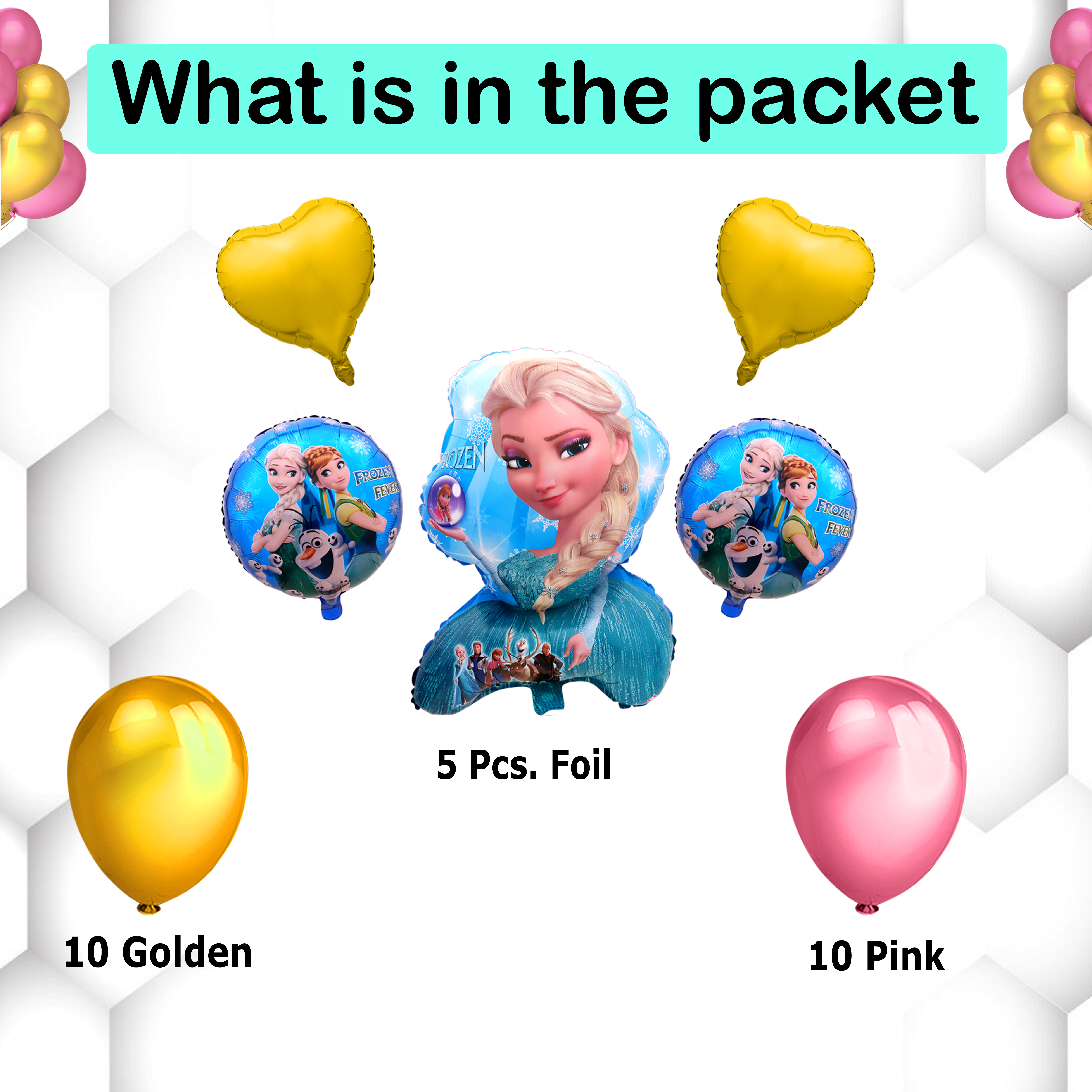 Frozen Themed Balloons Set