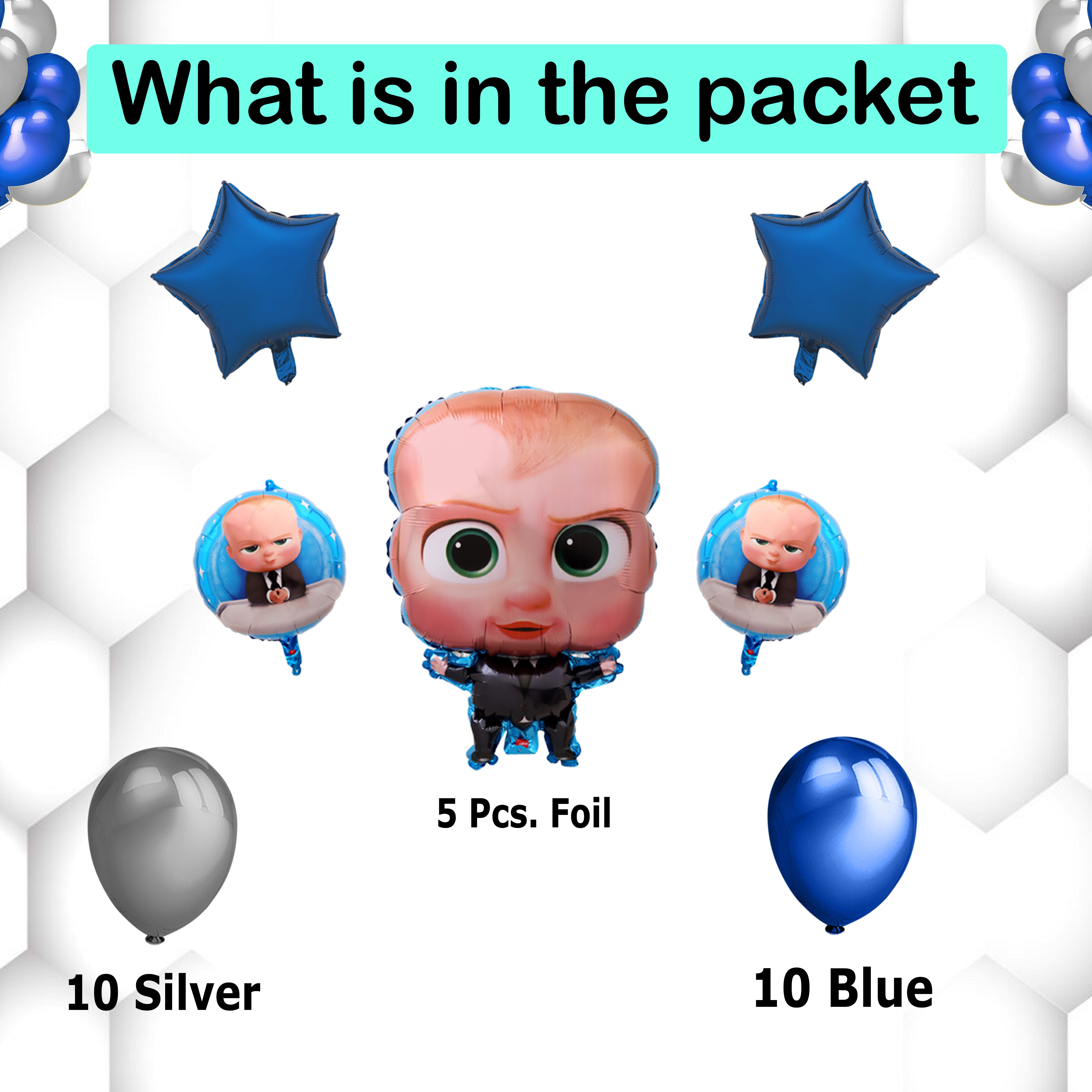 Baby Boss Balloon Set