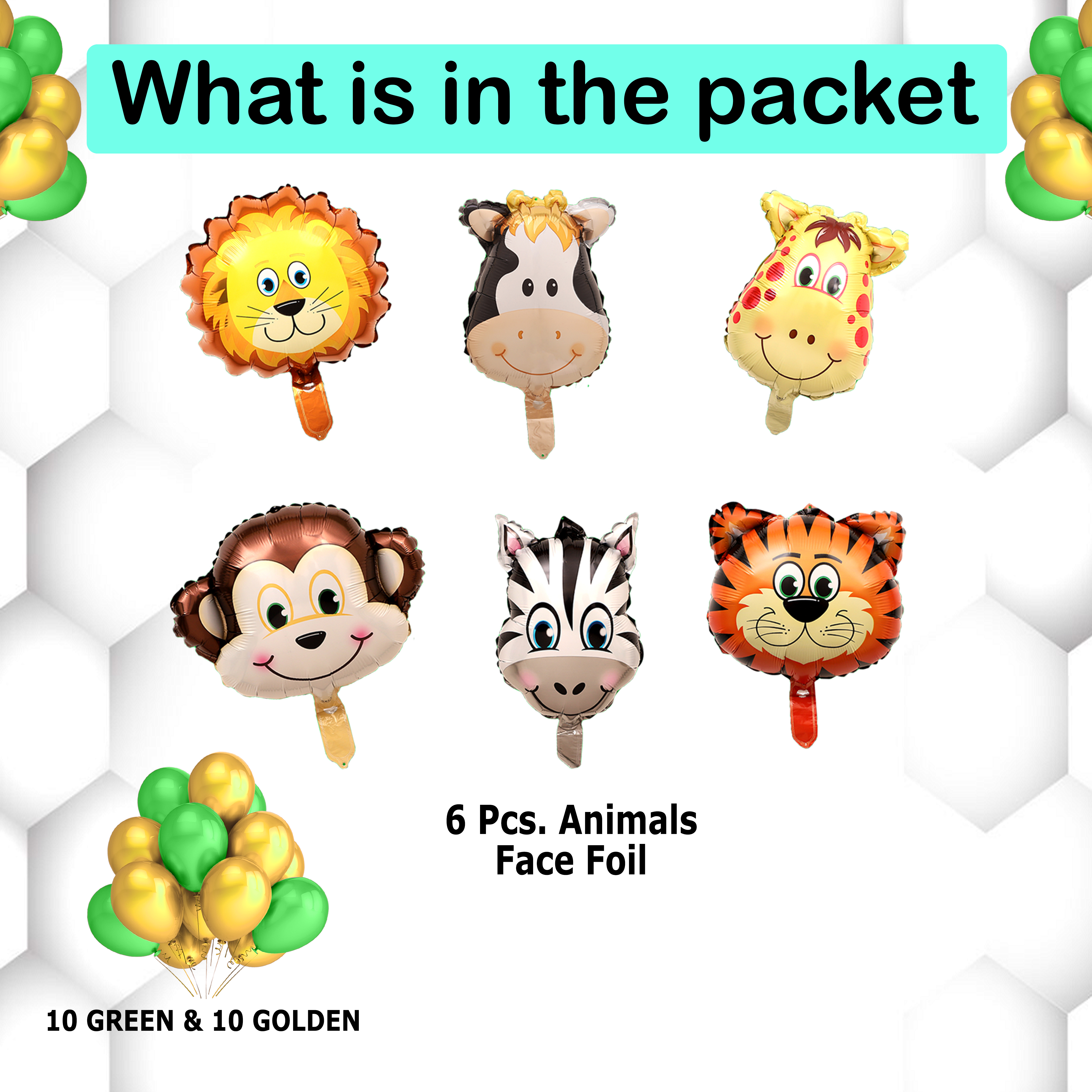 Jungle Themed Party Balloons