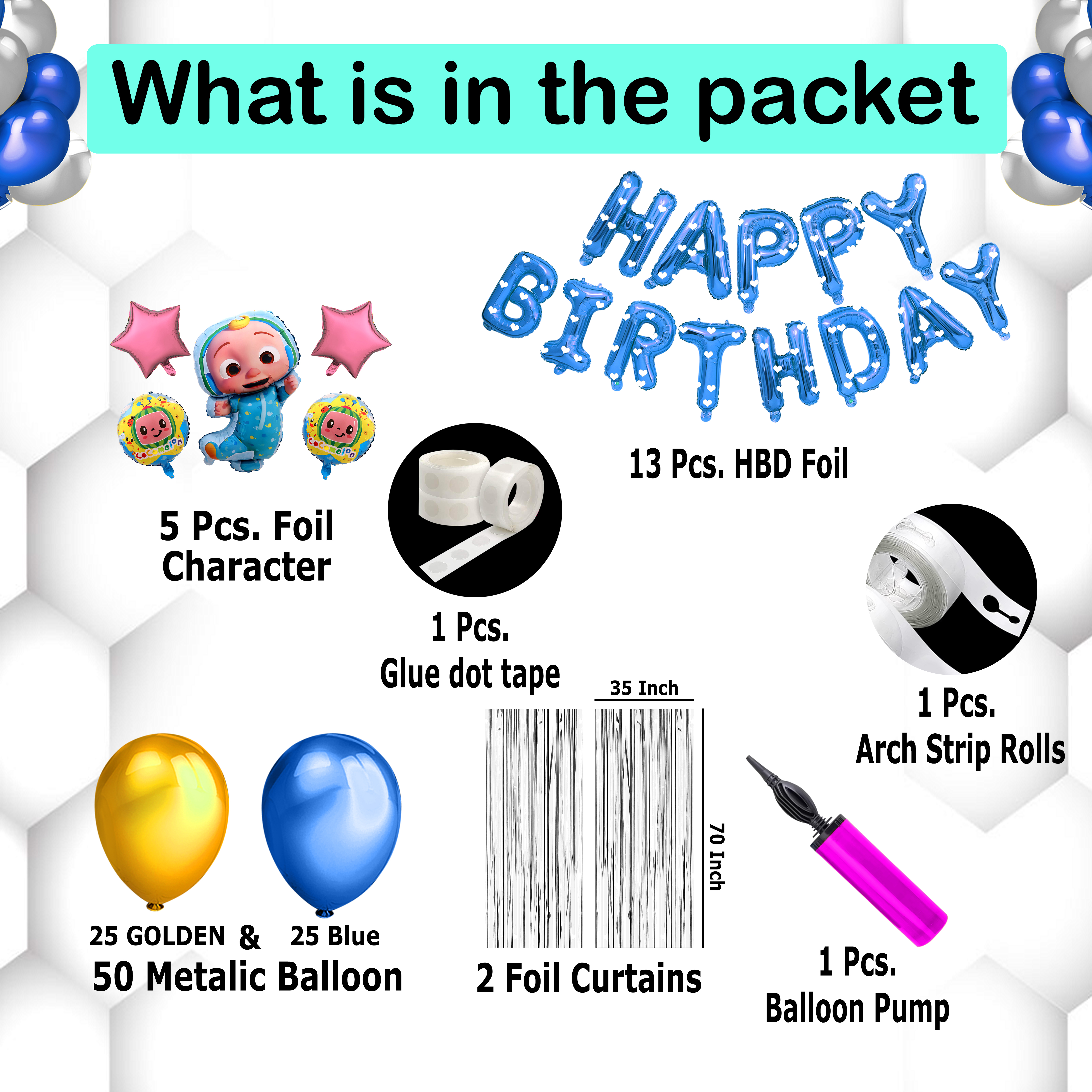 COCO Birthday Party Balloon Set