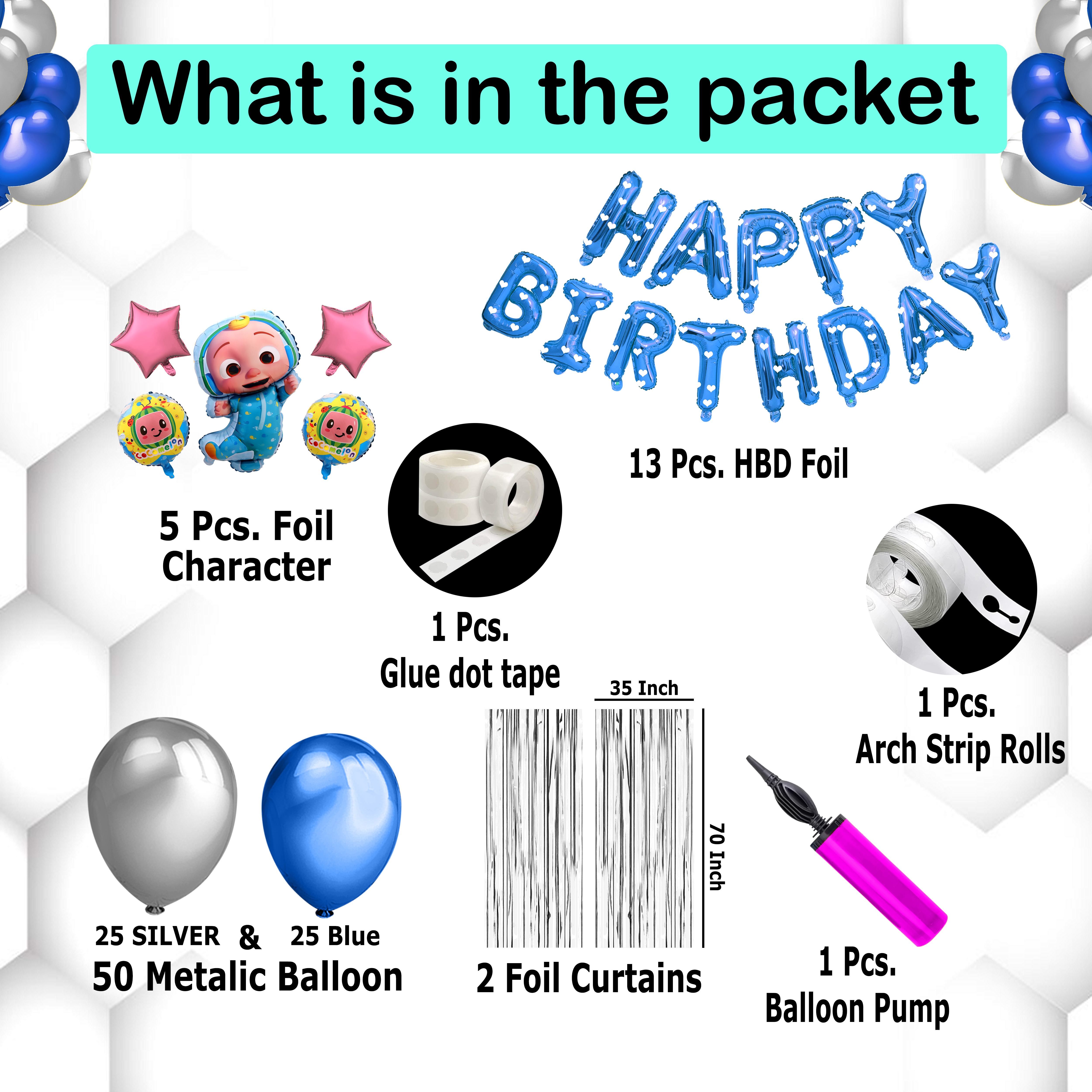 COCO Birthday Party Decoration Set