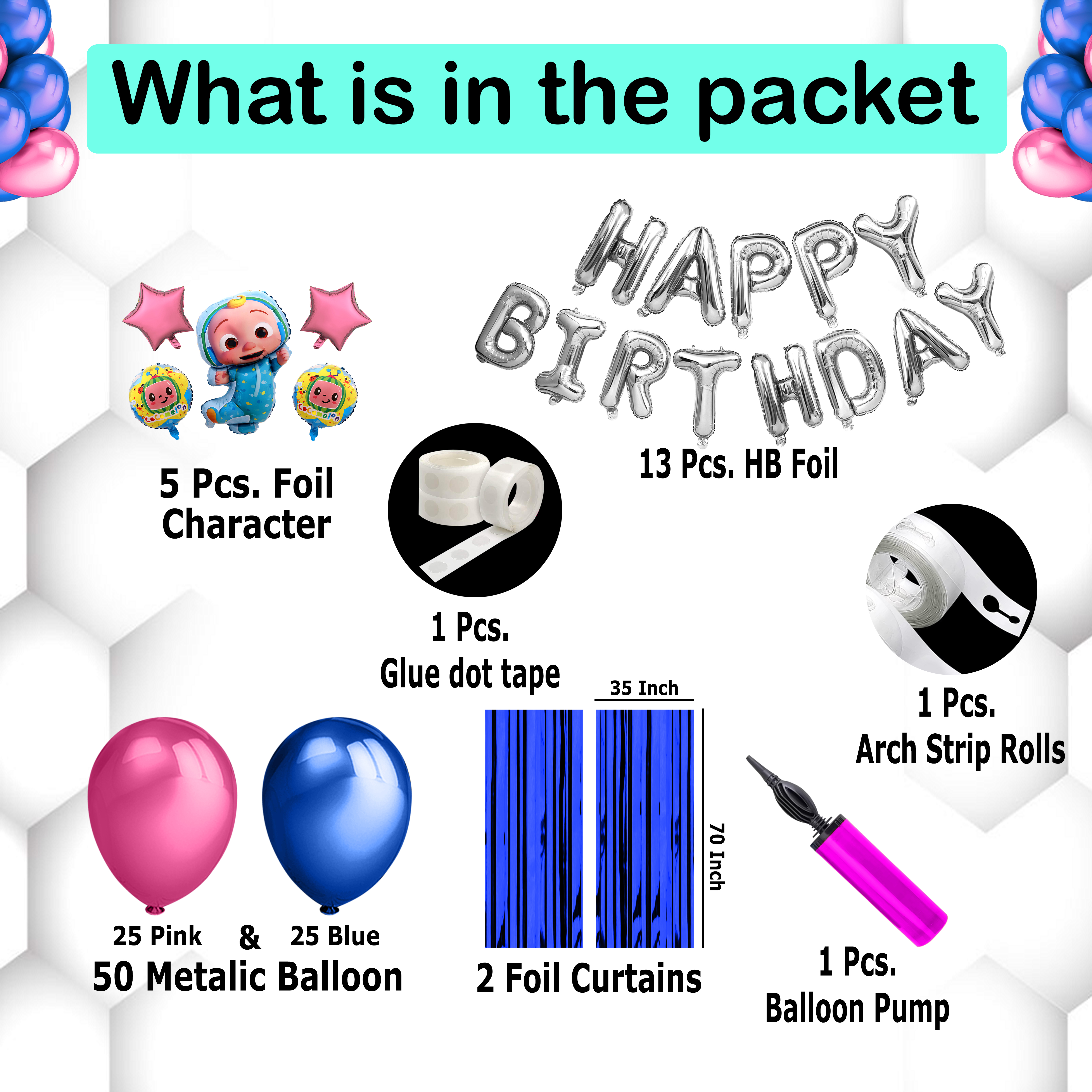 COCO Birthday Party Decoration Set