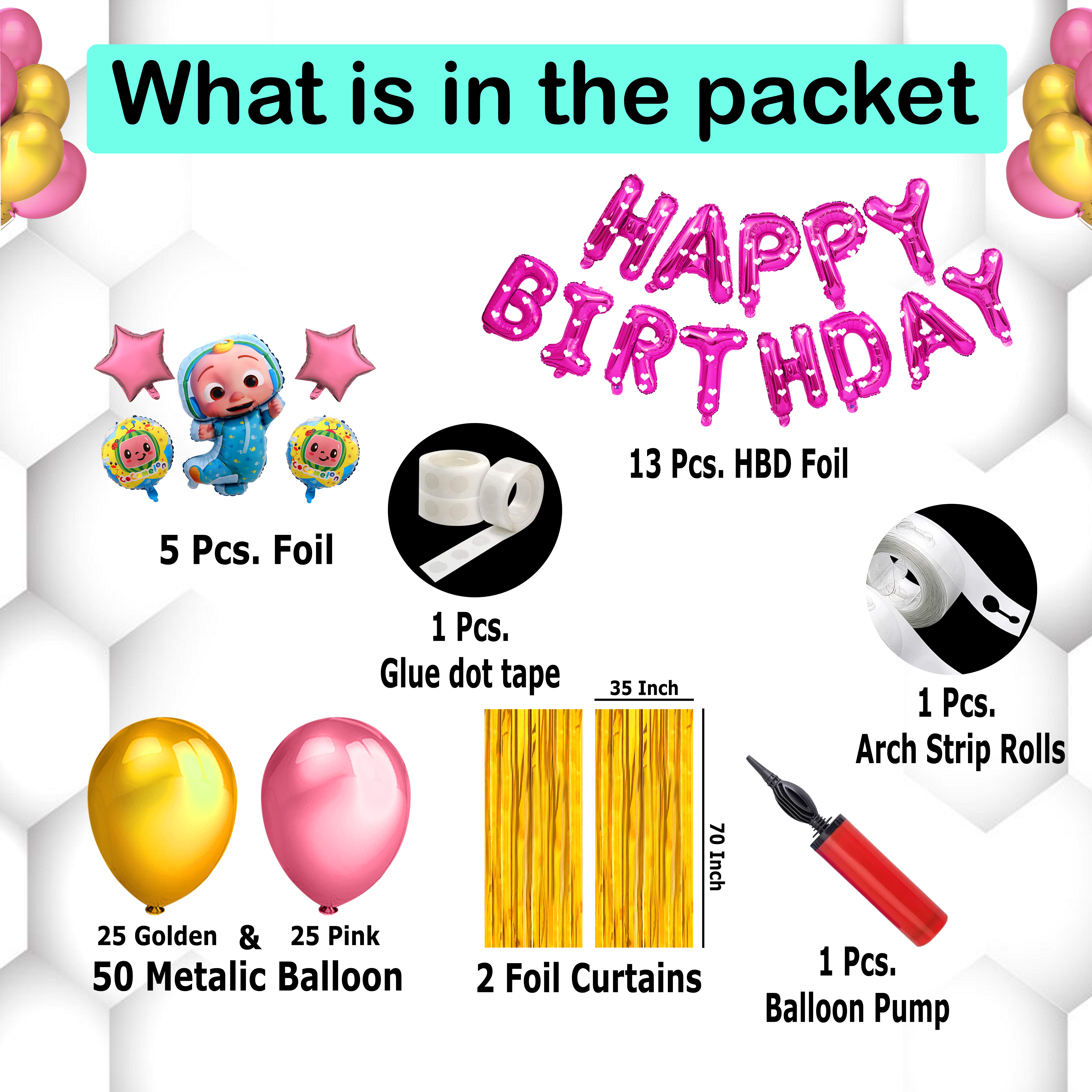 COCO Birthday Party Decoration Kit