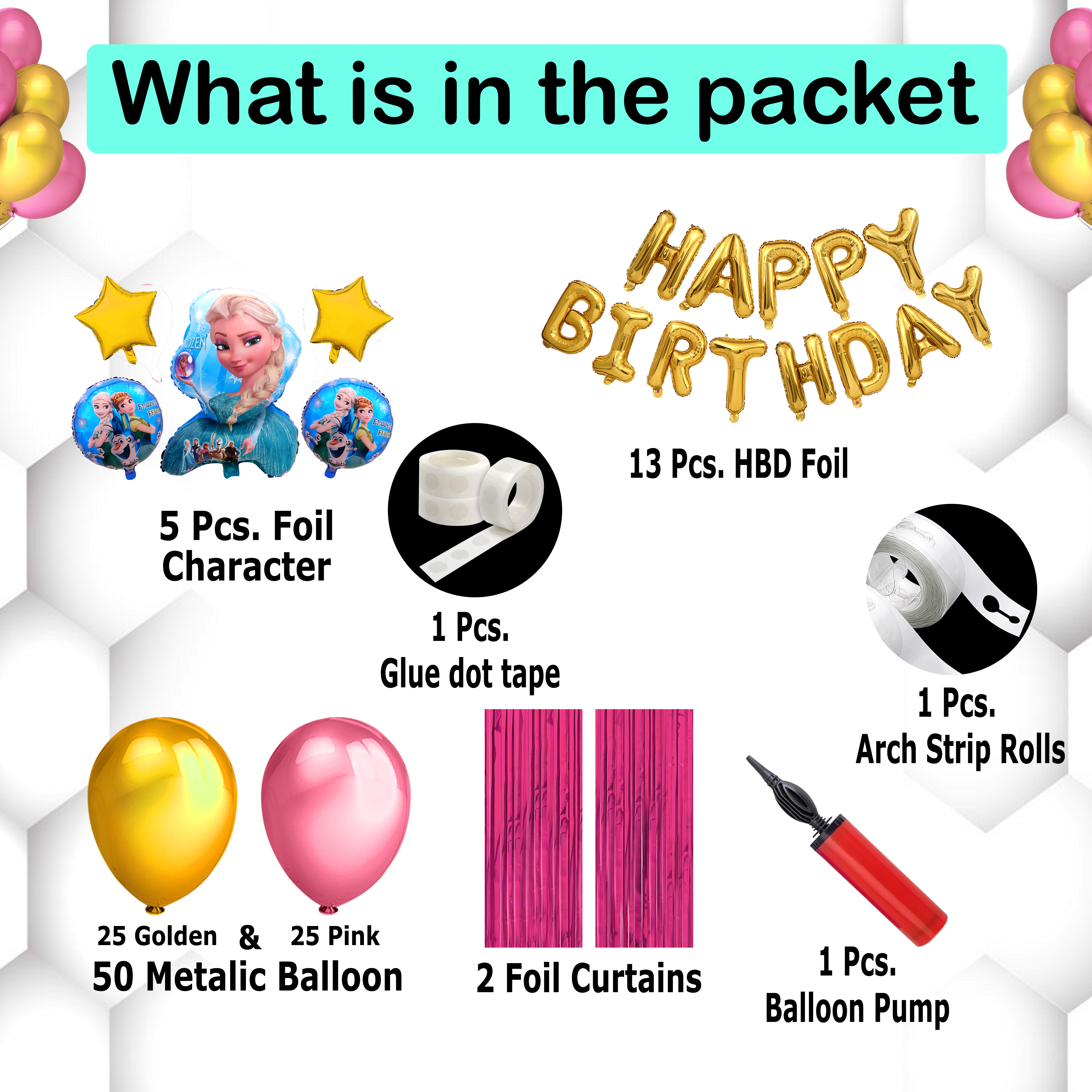 Frozen Birthday Party Decoration Set