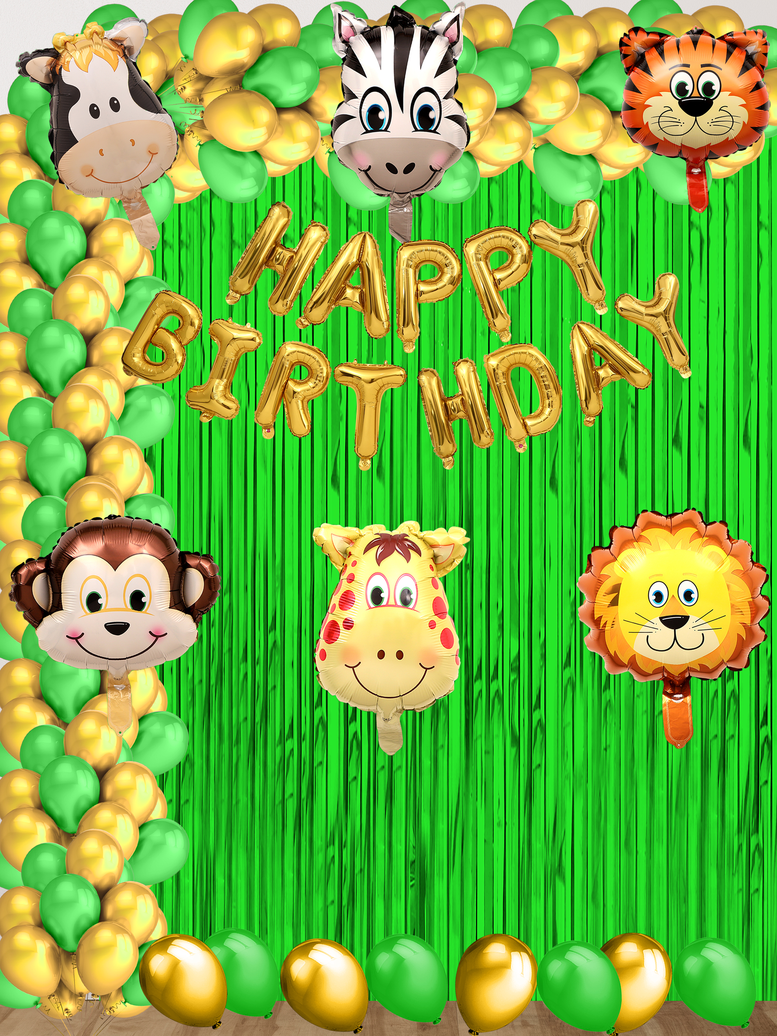JUNGLE Birthday Party Decoration Set