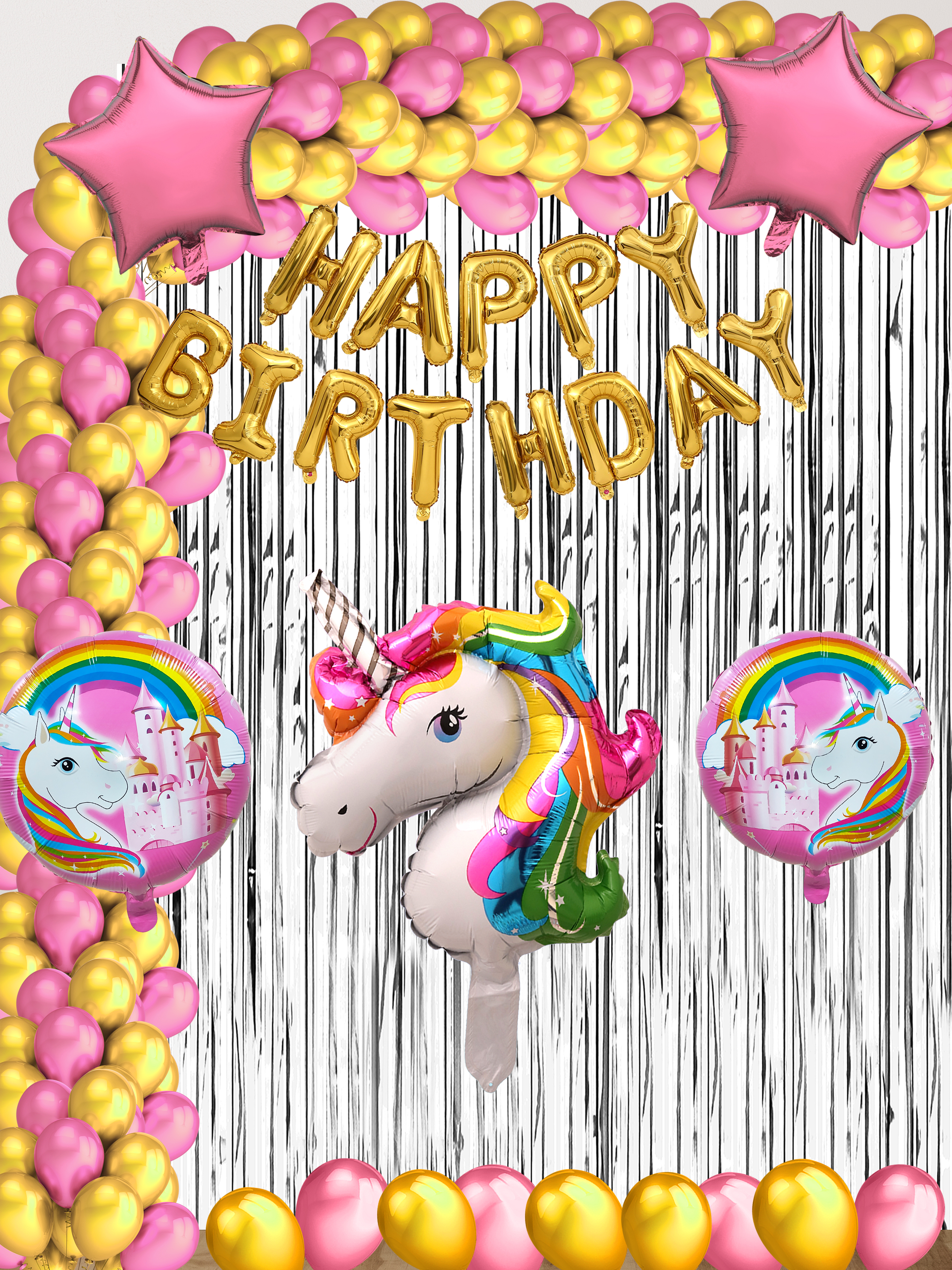 Unicorn Birthday Decoration Set