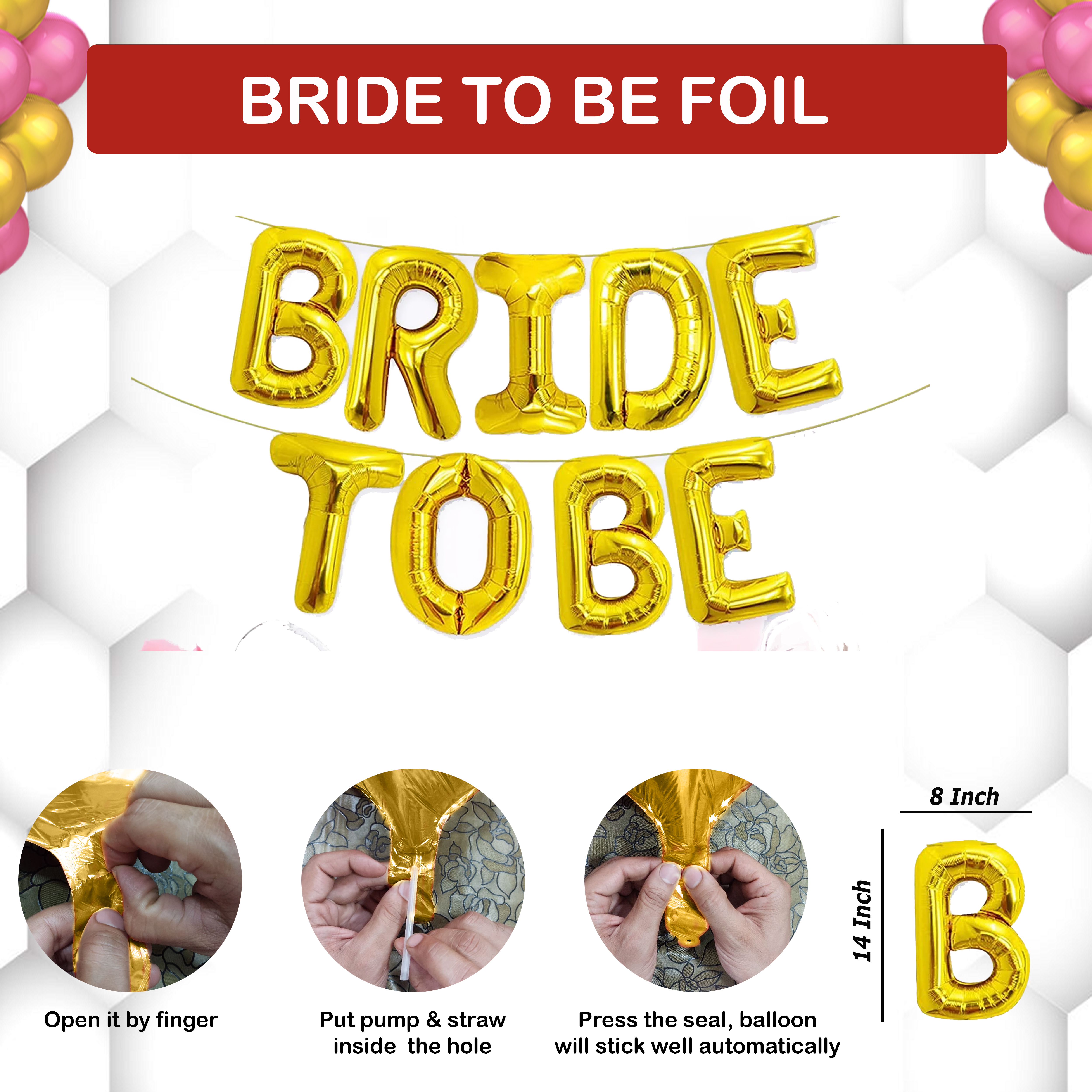 Bride To Be Decoration Set