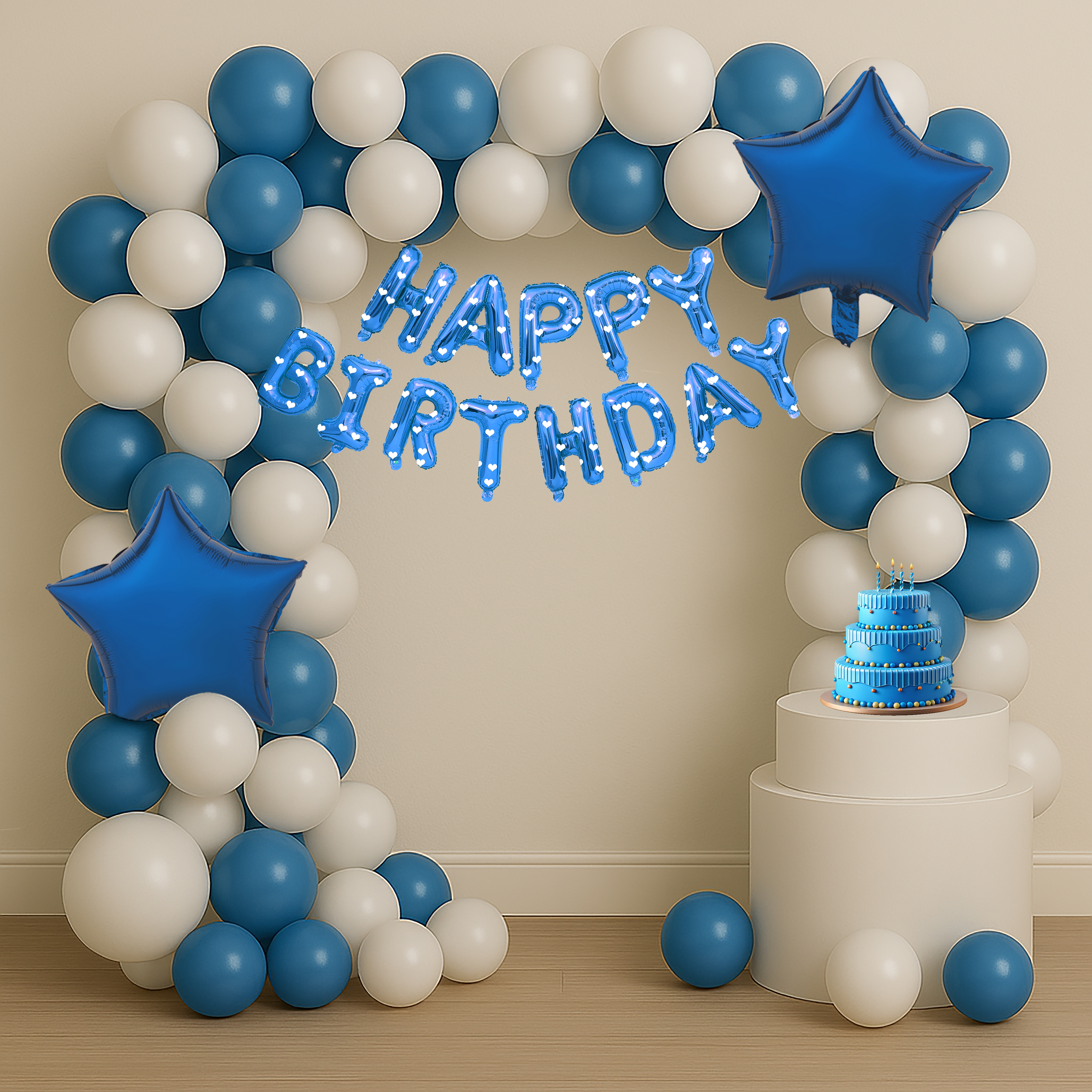 Happy Birthday Foil Balloon Set