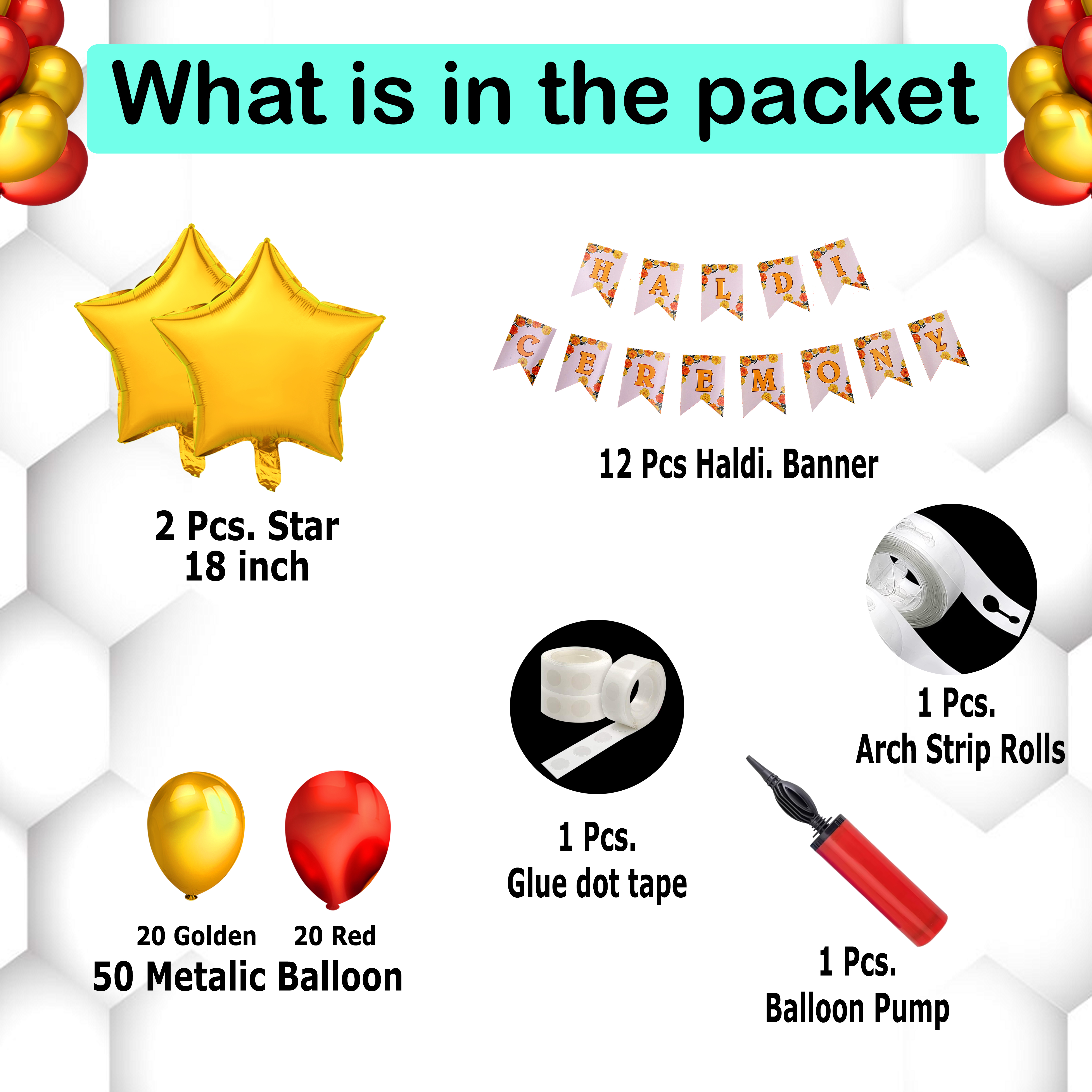 Haldi Ceremony Decoration Kit