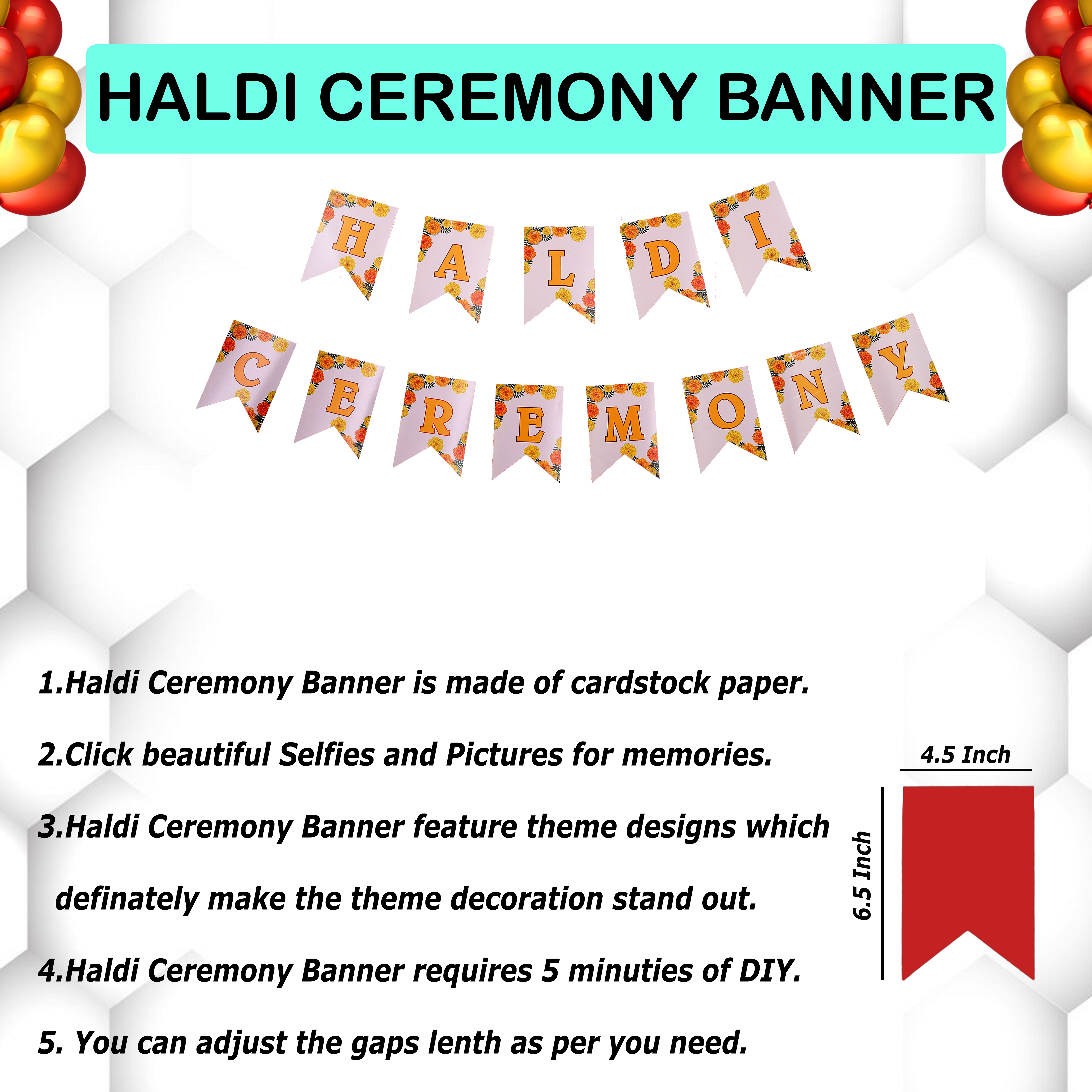 Haldi Ceremony Decoration Kit