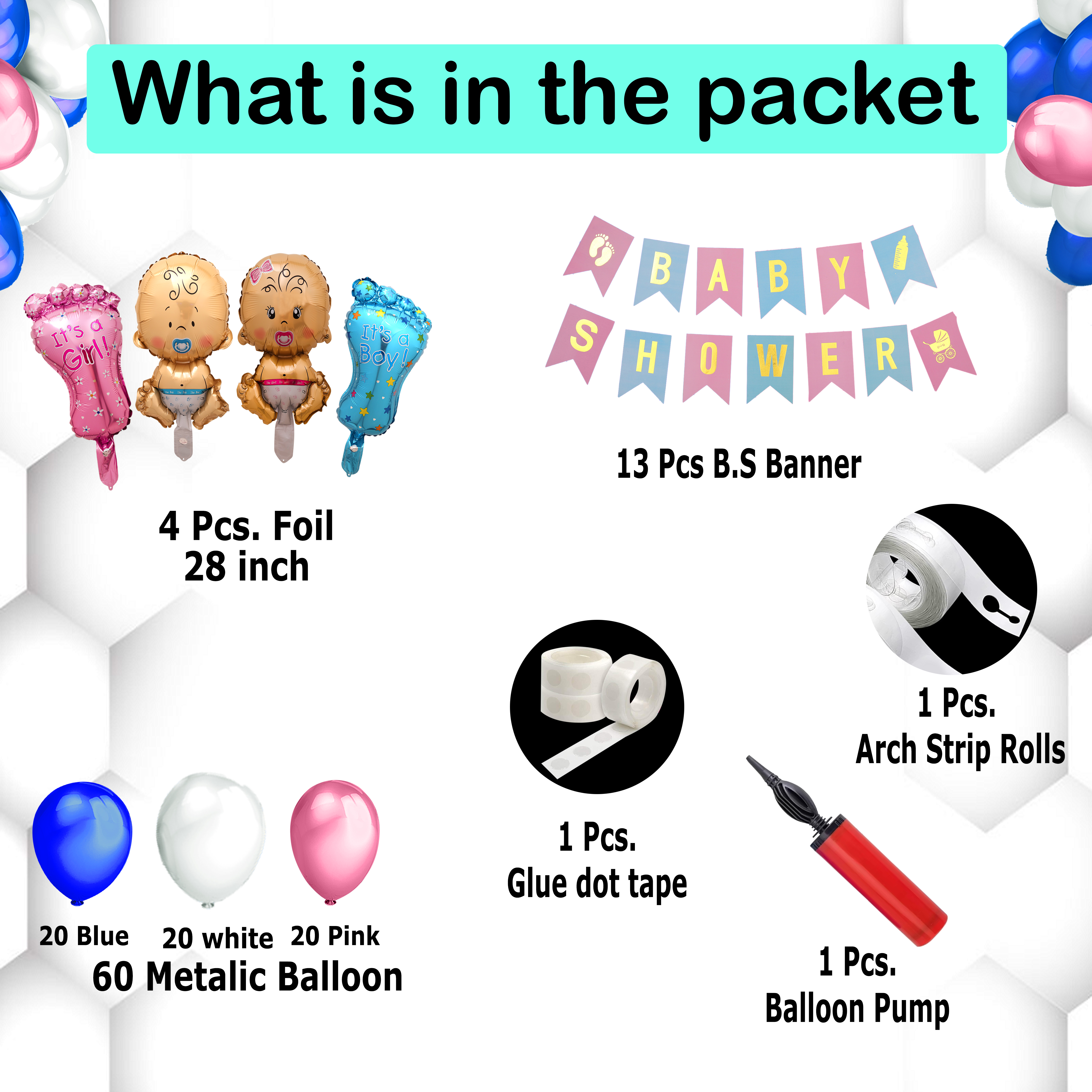 Baby Shower Decoration Set