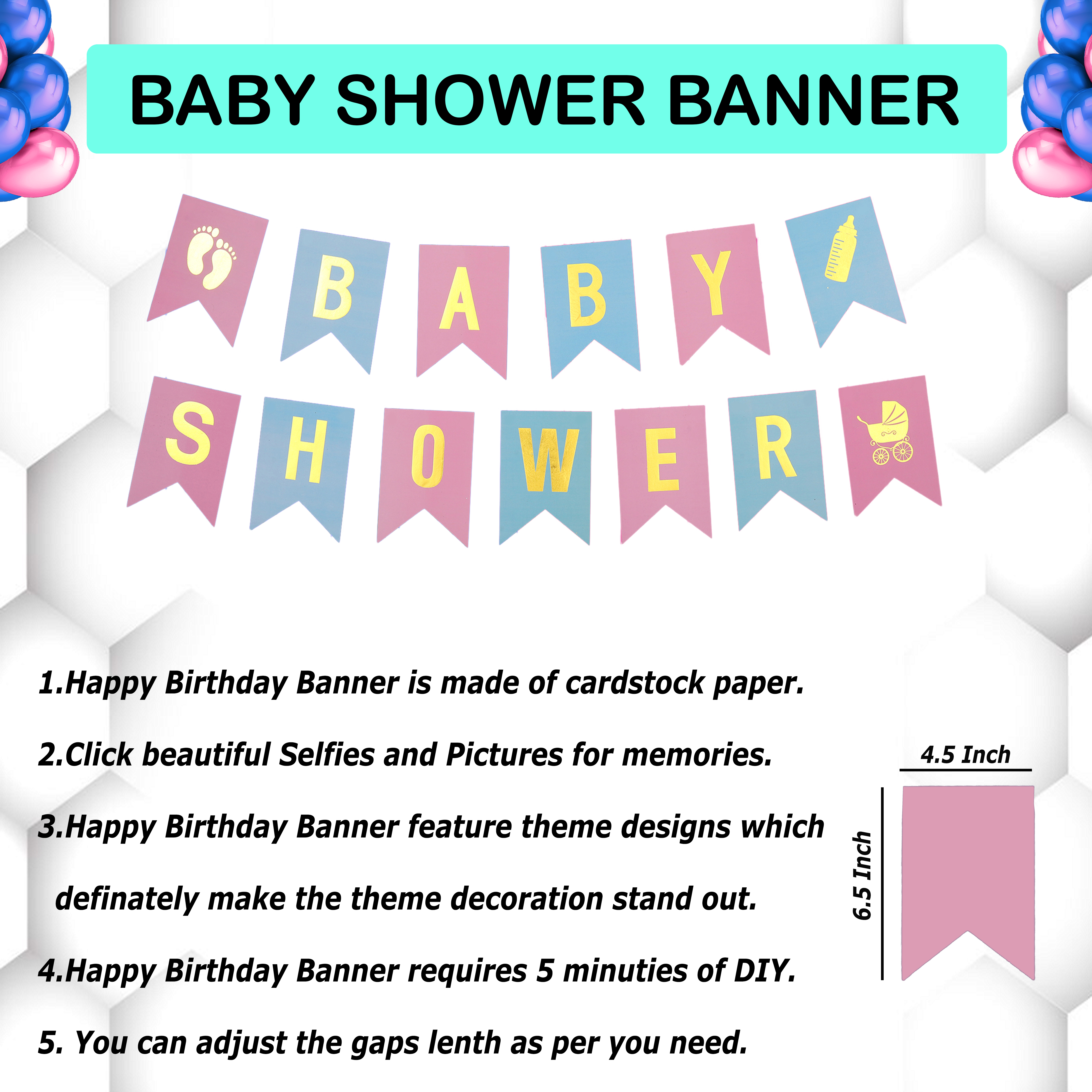 Baby Shower Decoration Set