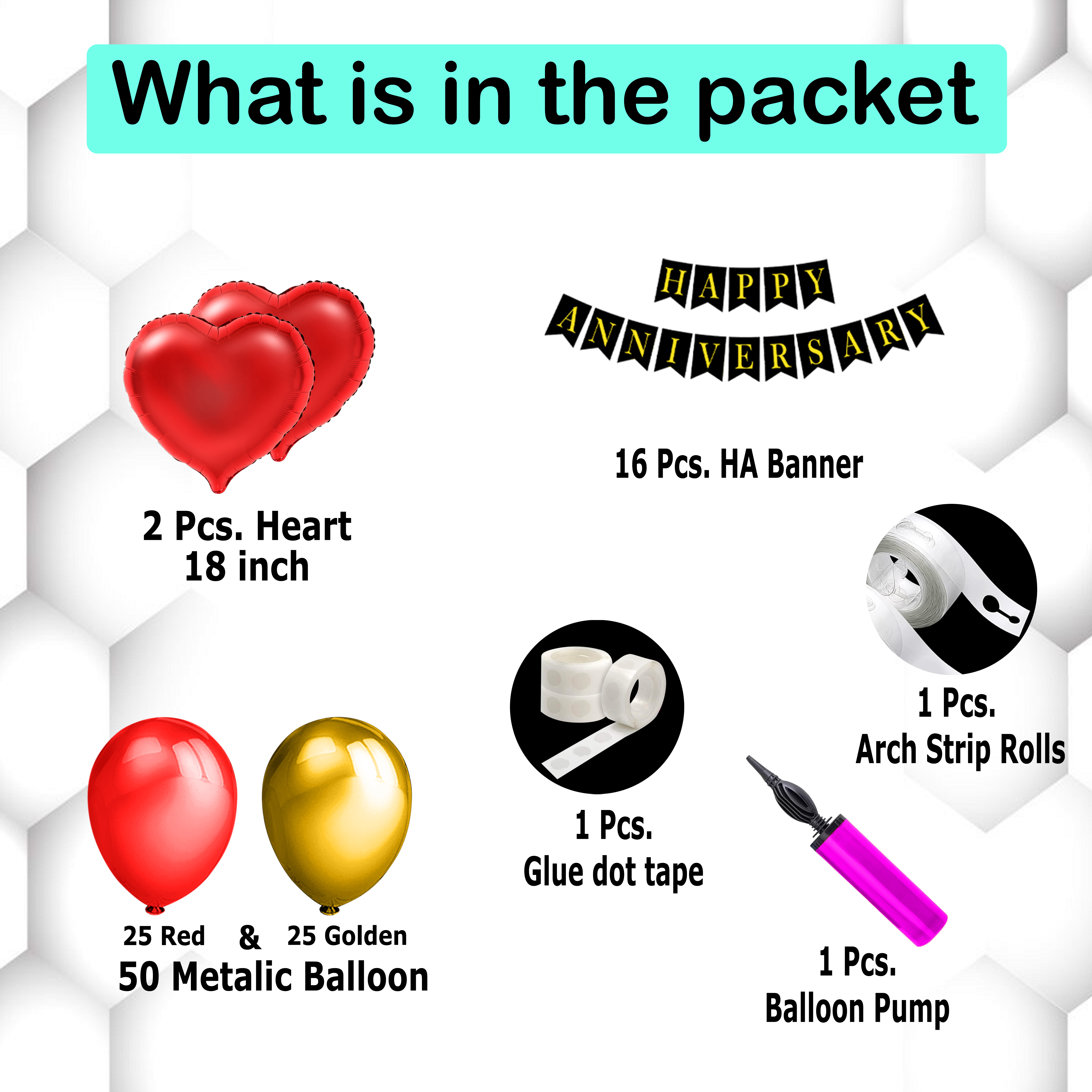 Anniversary Celebration Decoration Set