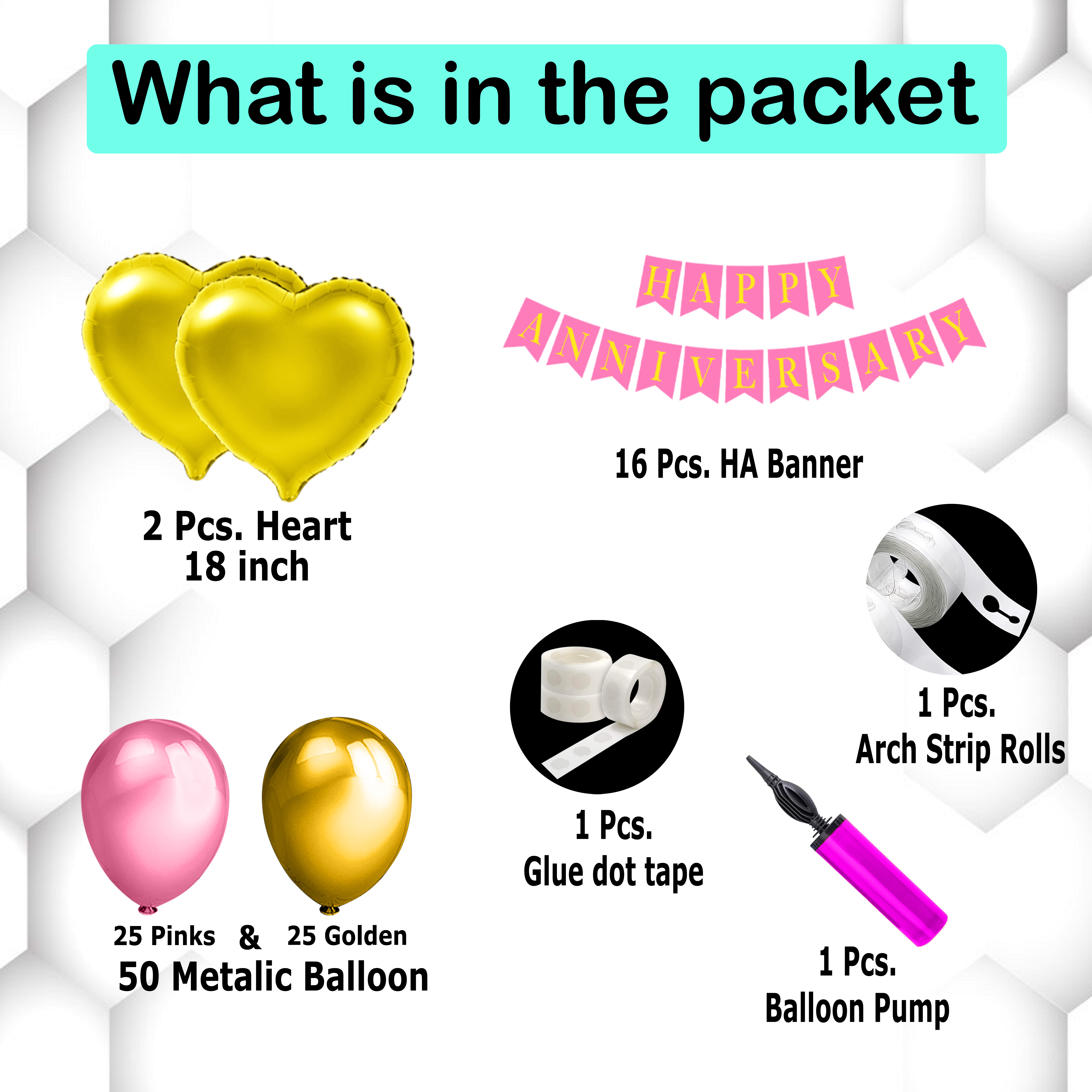 Anniversary Party Decoration Set