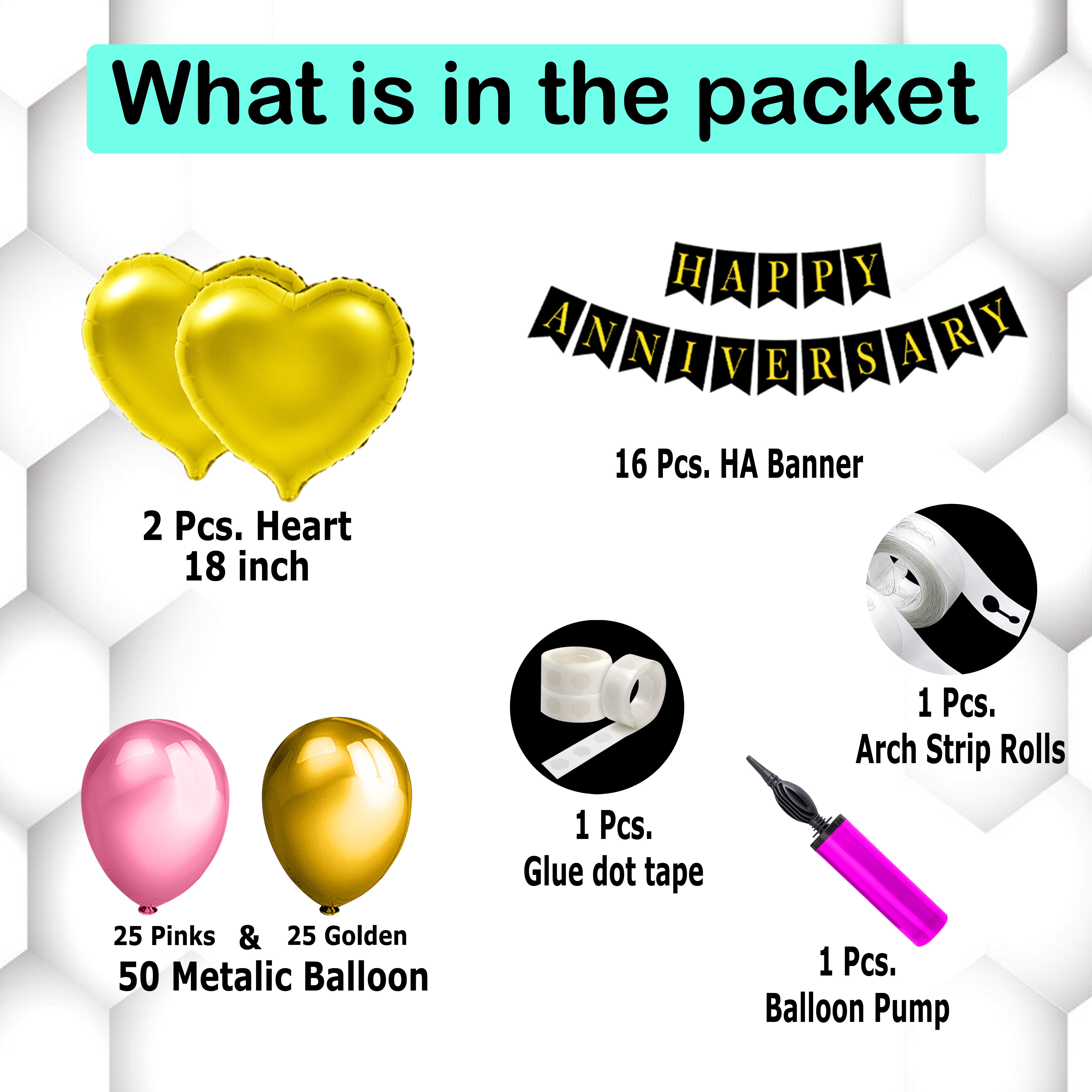 Anniversary Celebration Decor Set