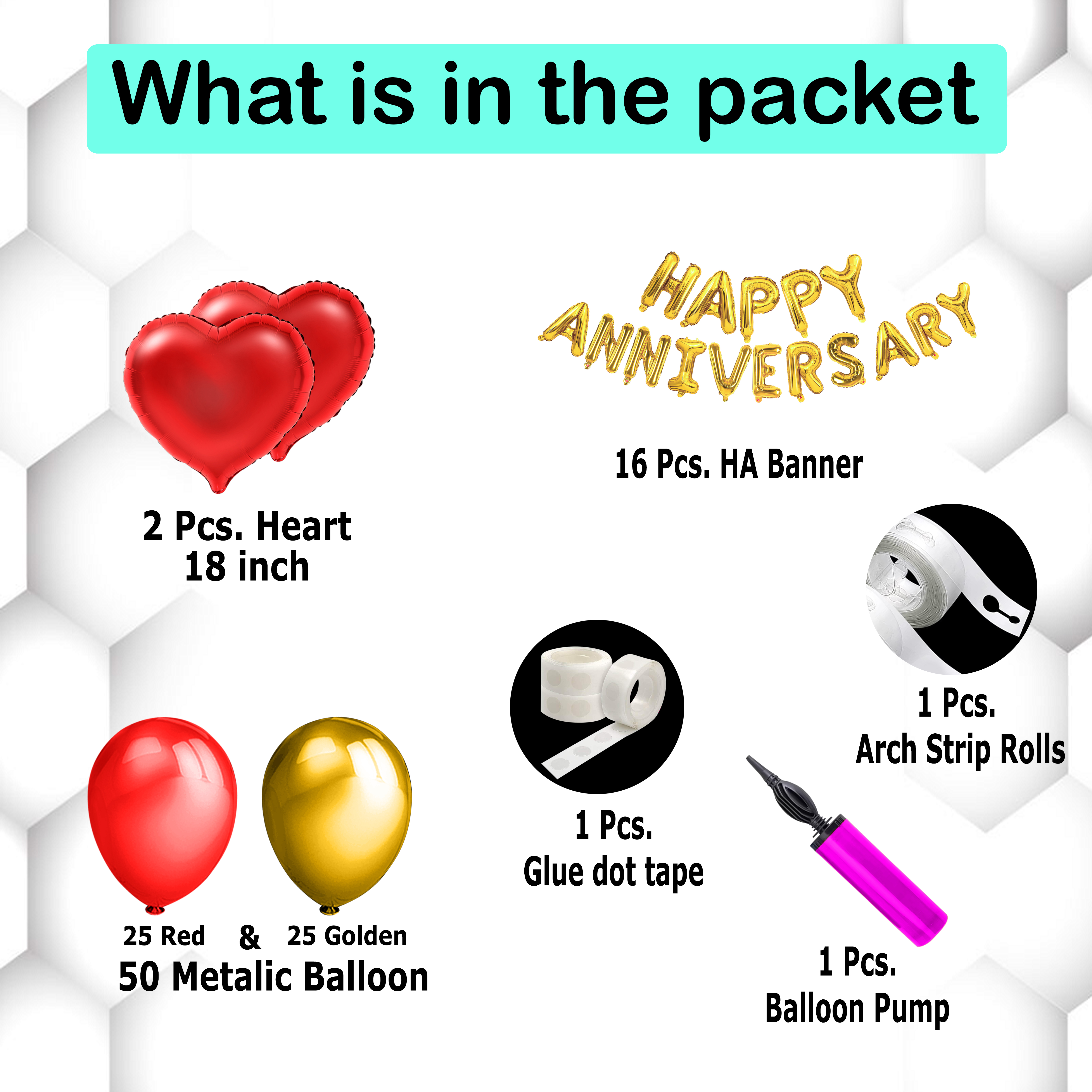 Anniversary Decoration Pack